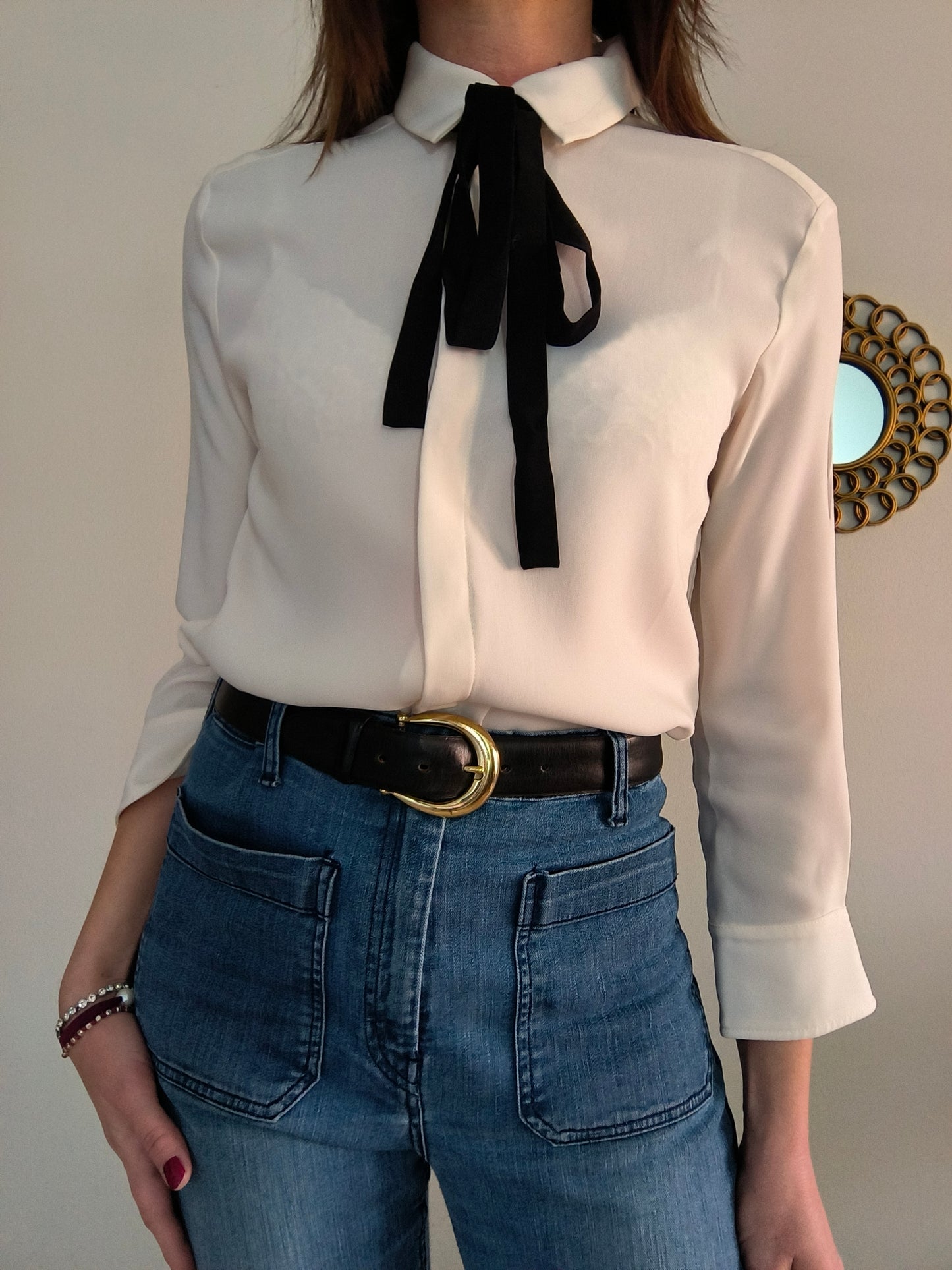 SportMax camicetta panna