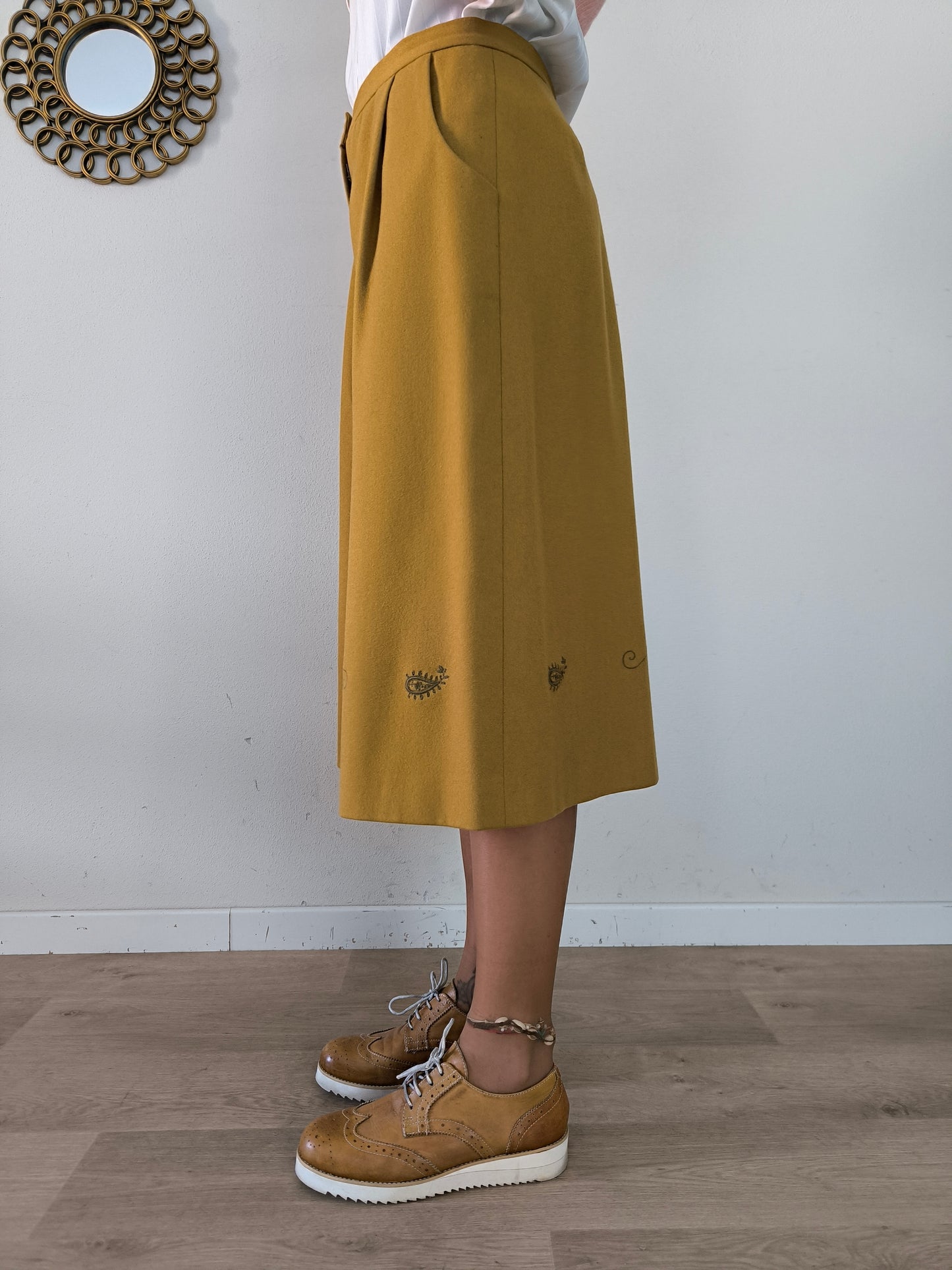 Pantagonna vintage senape tg 44