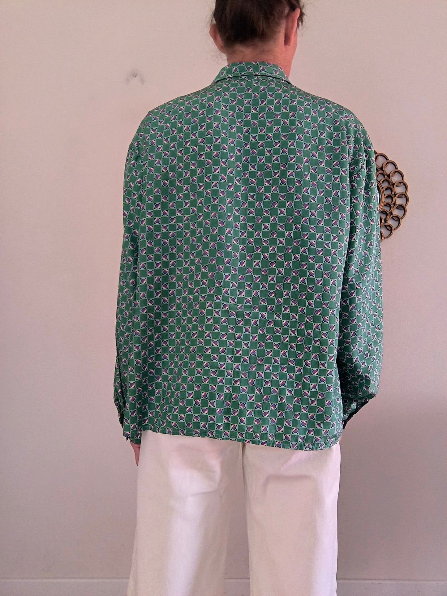 Camicetta vintage verde One size