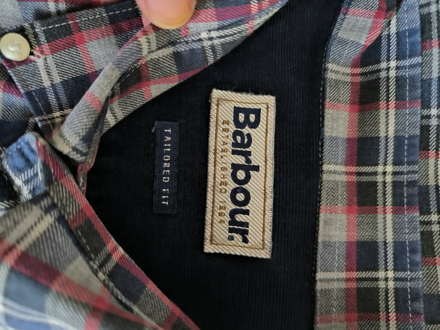 Barbour camicia quadrettata