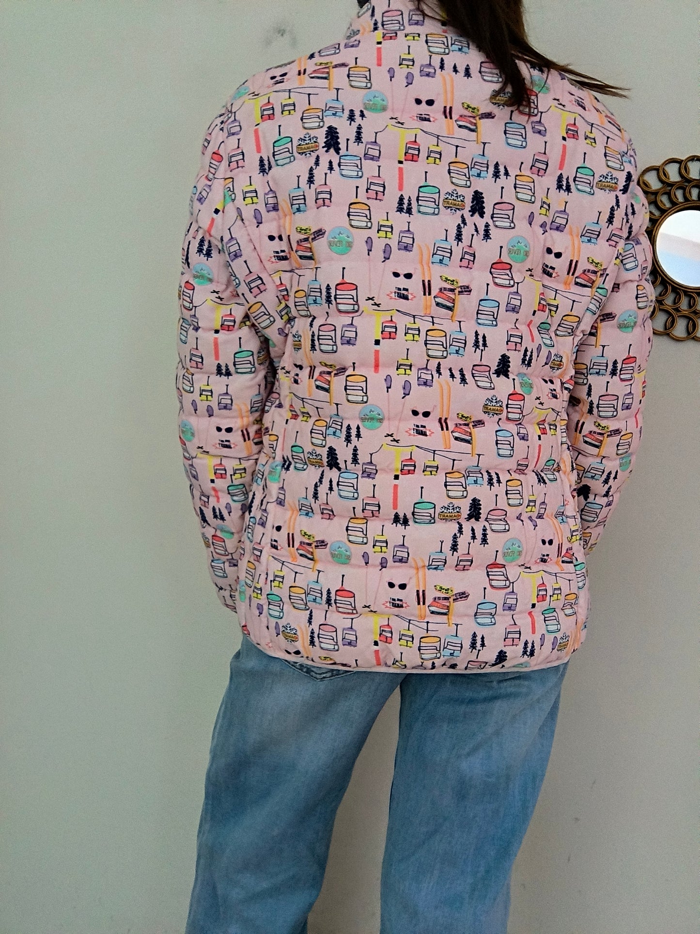 Piumino Damart in Thermolactyl rosa