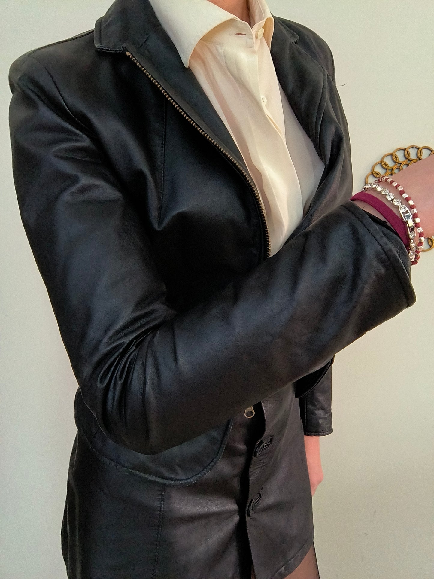 Giacchino vera pella nero tg M