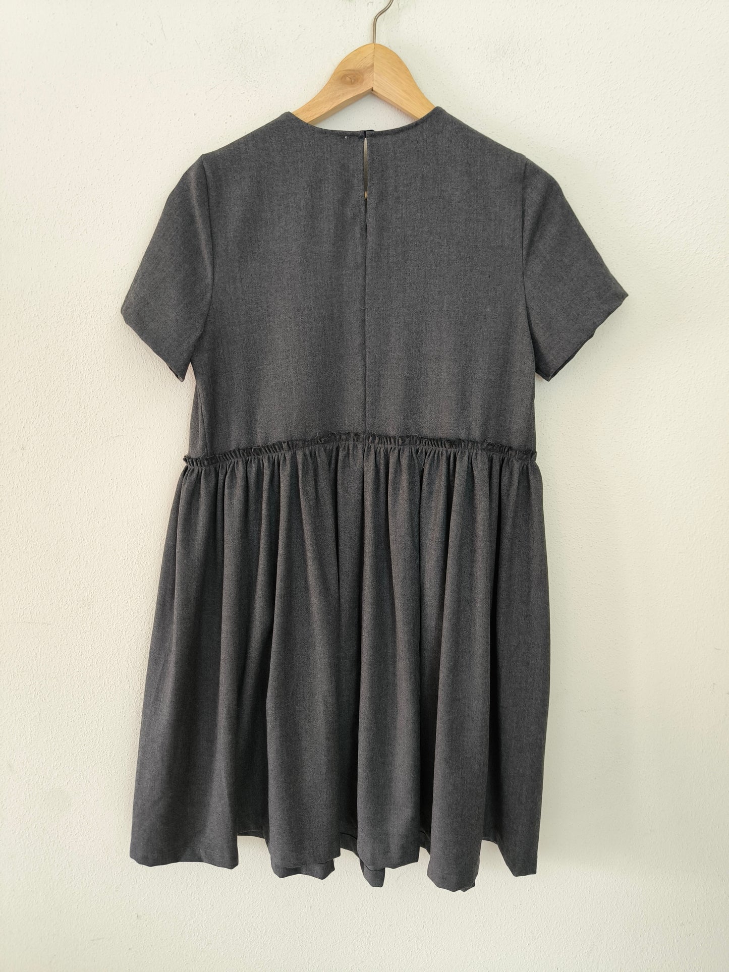 Doll's dress Semicouture 1 in misto lana grigio