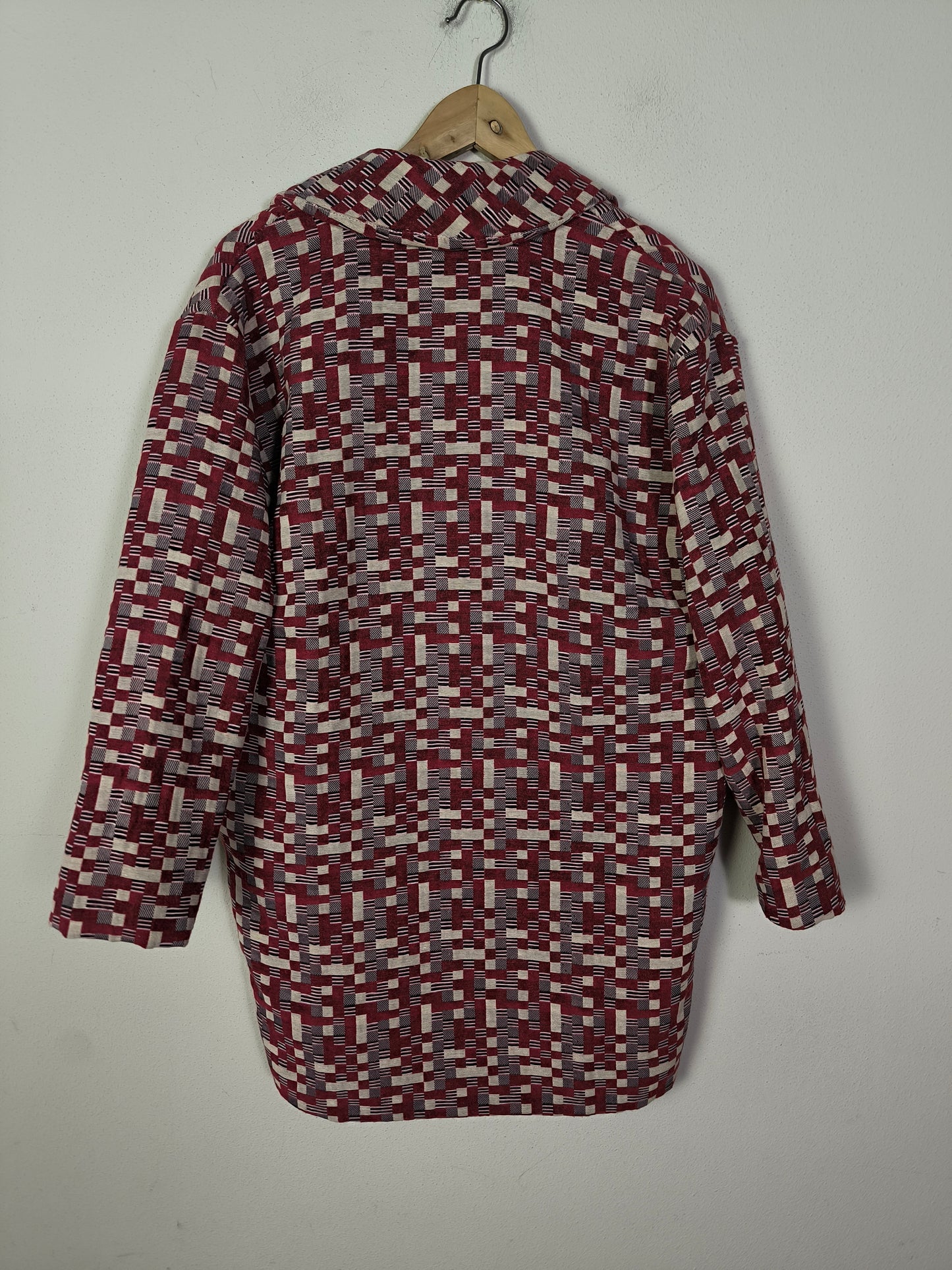 Kimono mattoncini rosso bianco