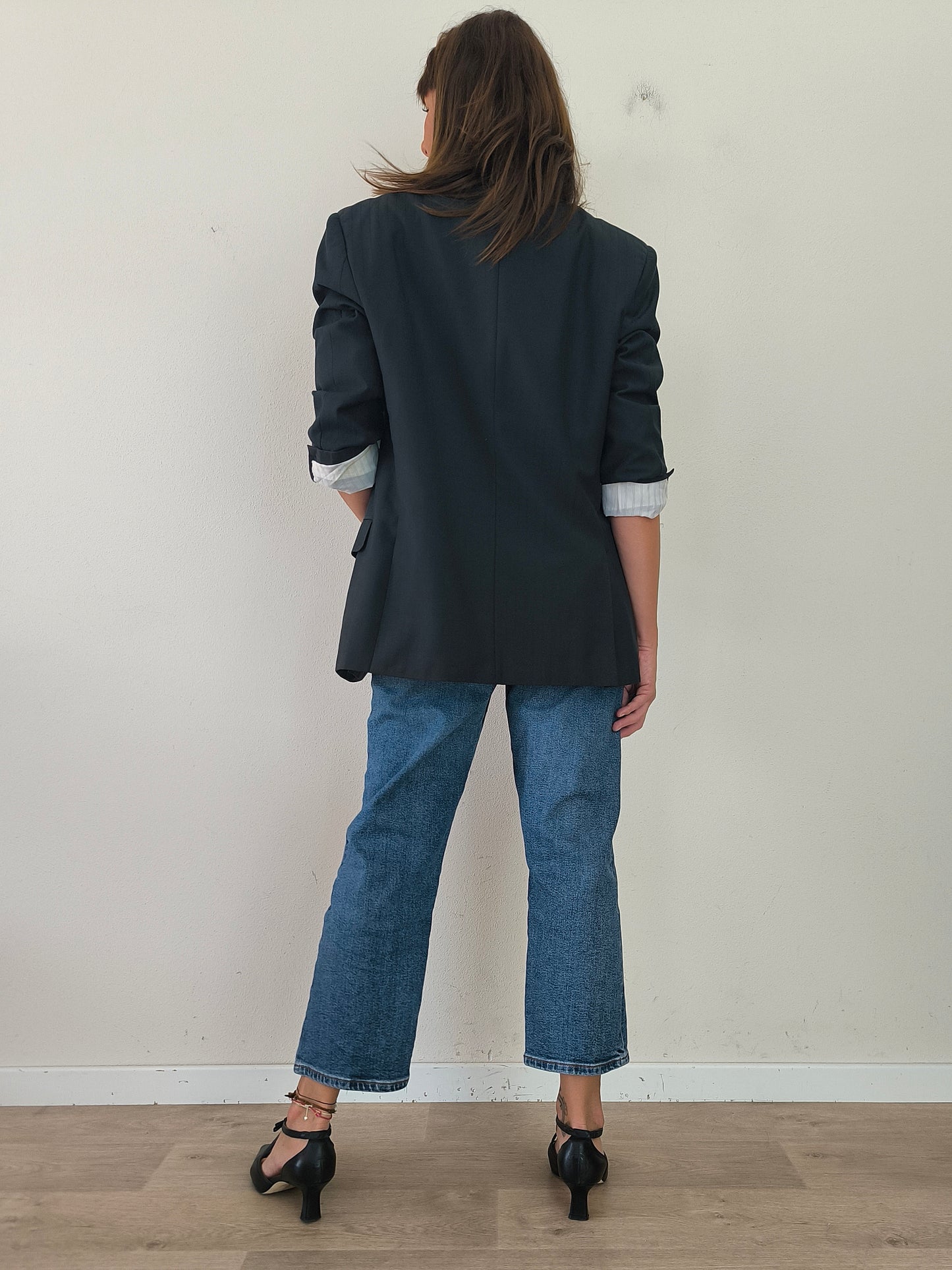 Blazer monopetto Girani Lana pettinata super 120's