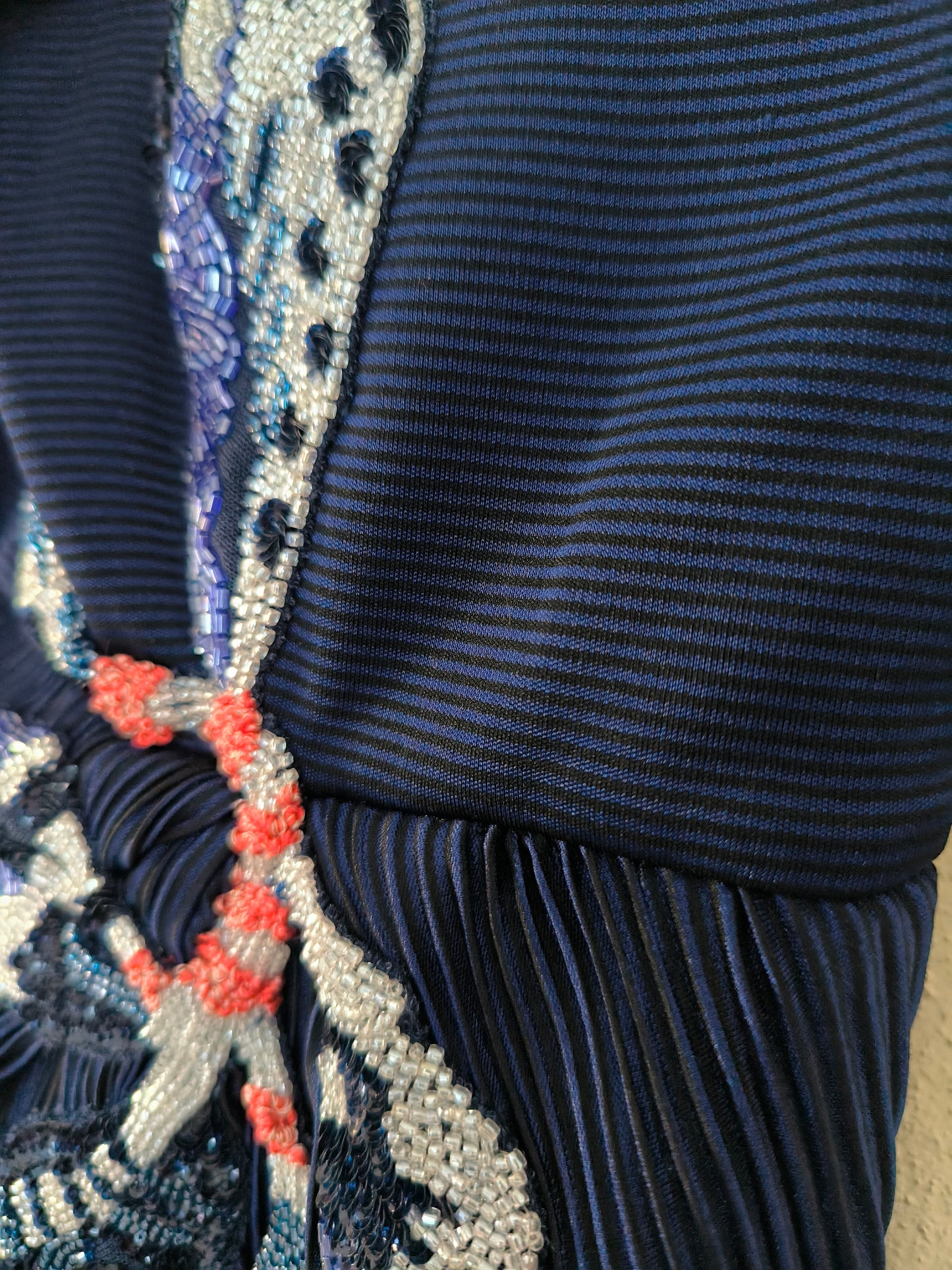 Giorgio Armani strapeless dress blu