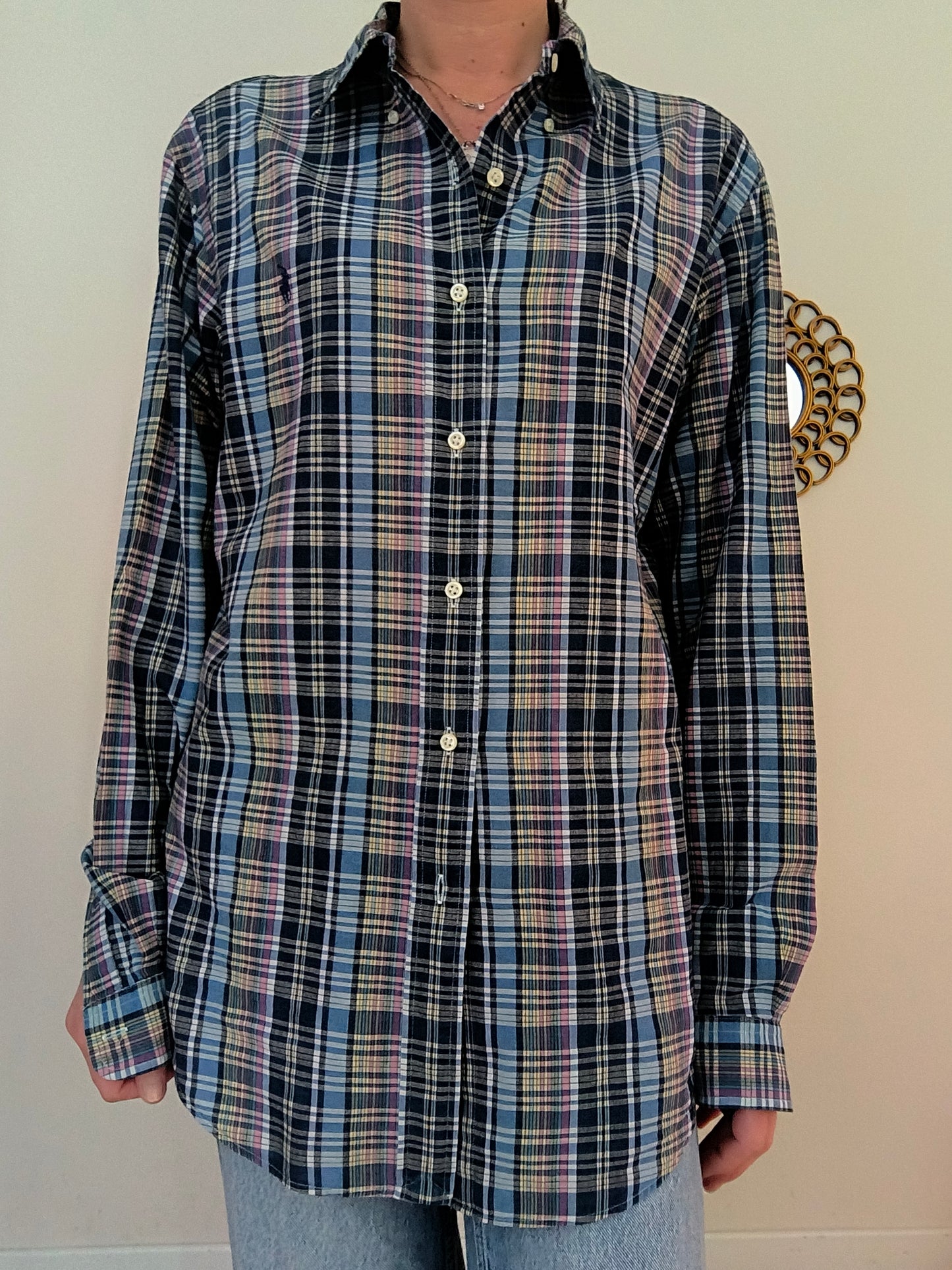 Camicia check Polo Ralph Lauren azzurra