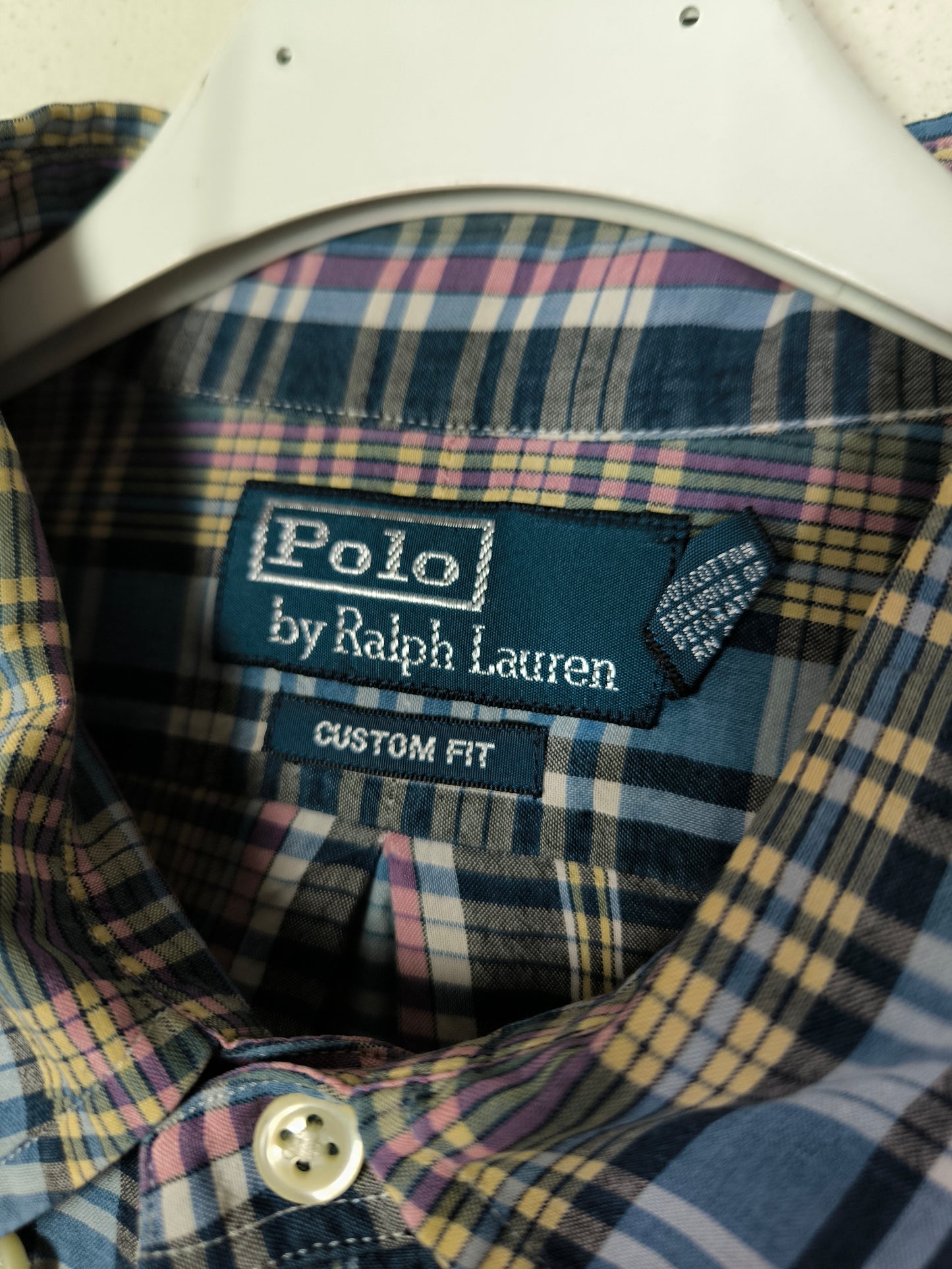Camicia check Polo Ralph Lauren azzurra