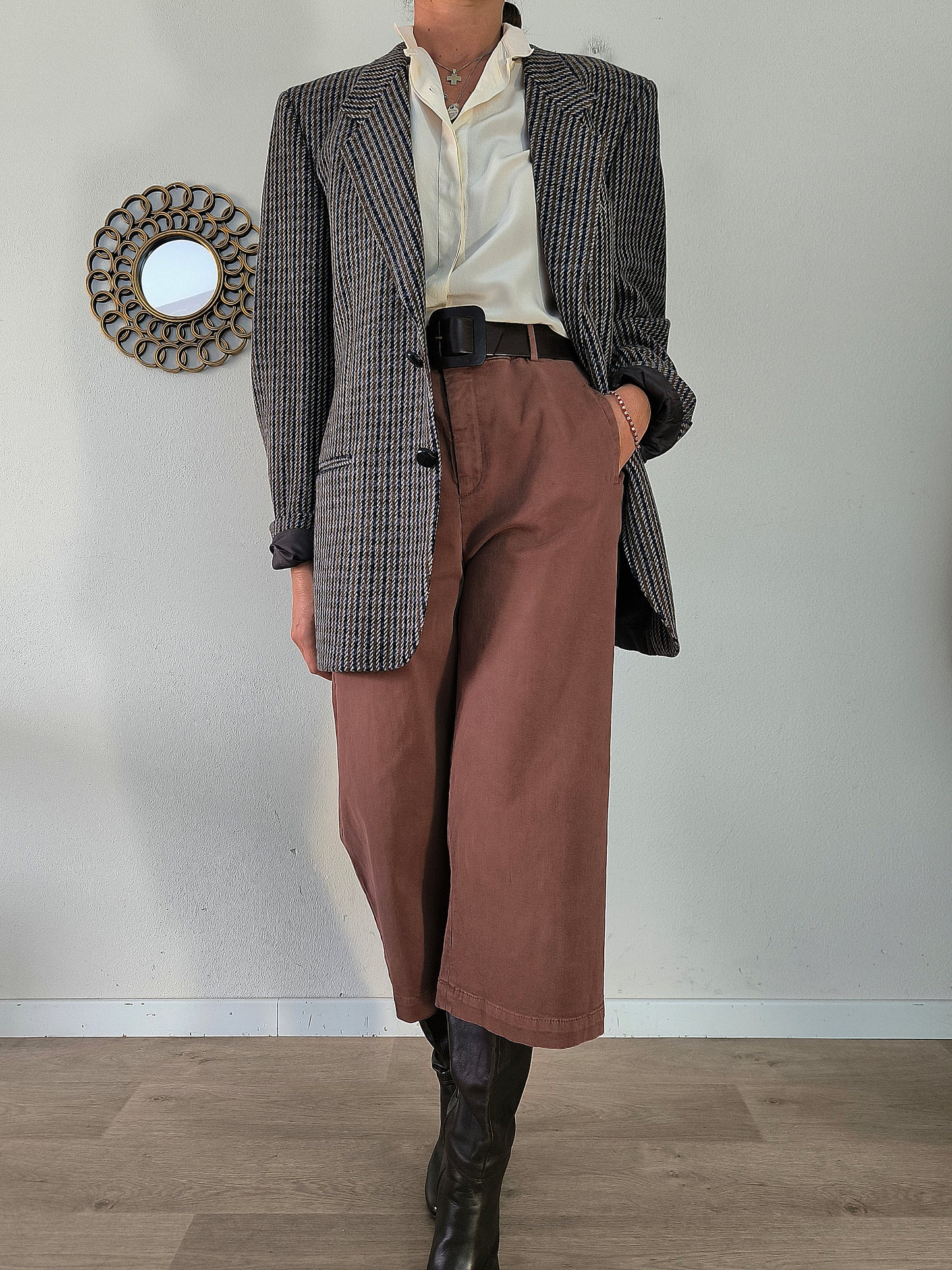 Blazer Trussardi in lana e alpaca tg 58
