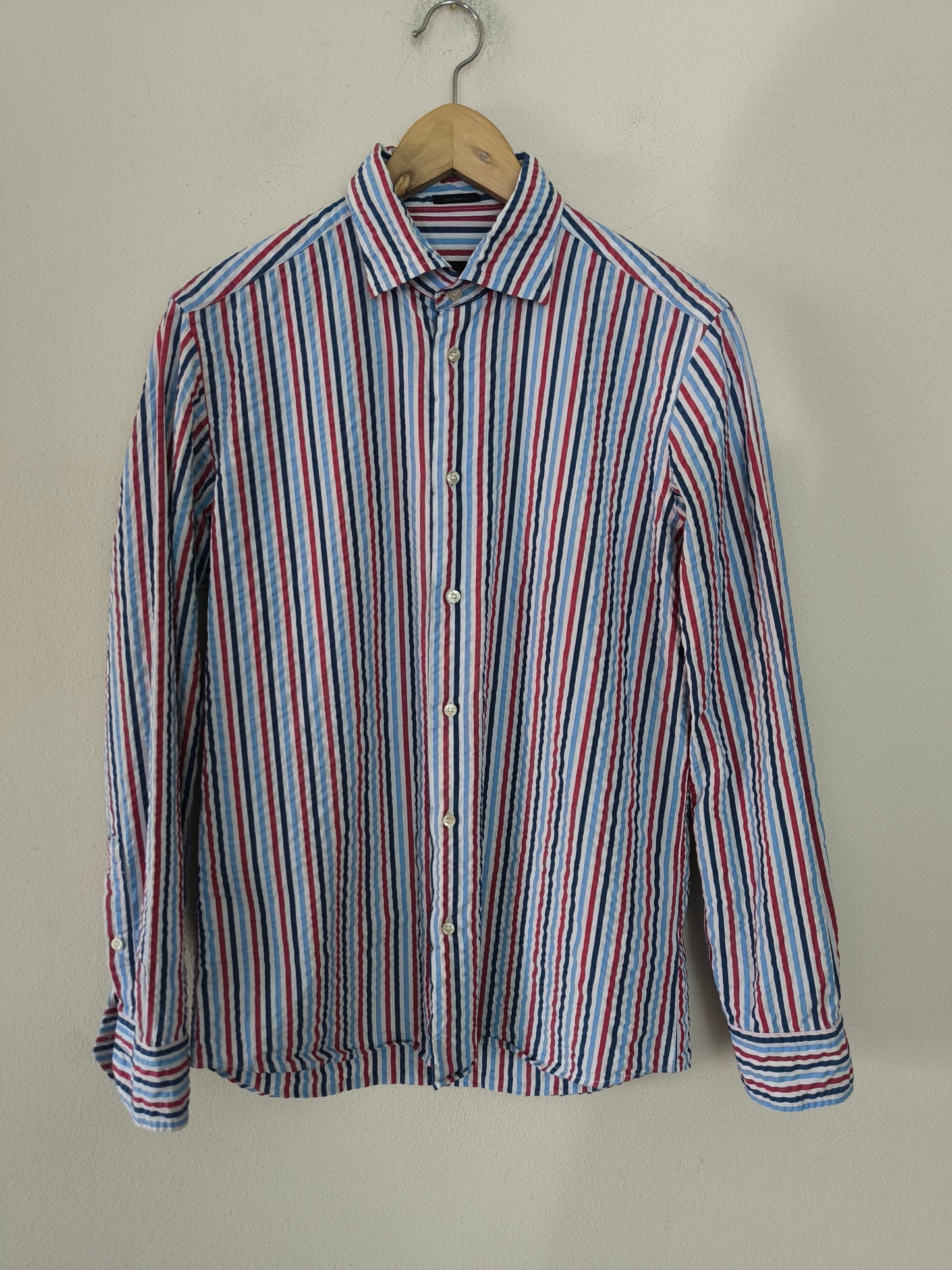 Camicia rigata Bianchi