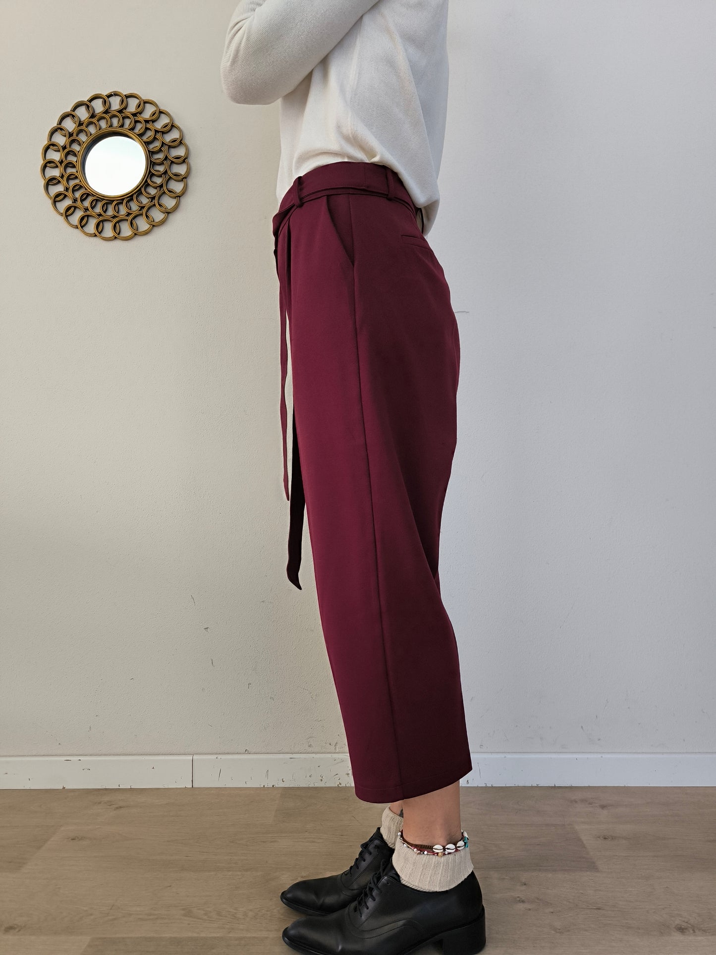 So Allure pantalone borgogna tg M