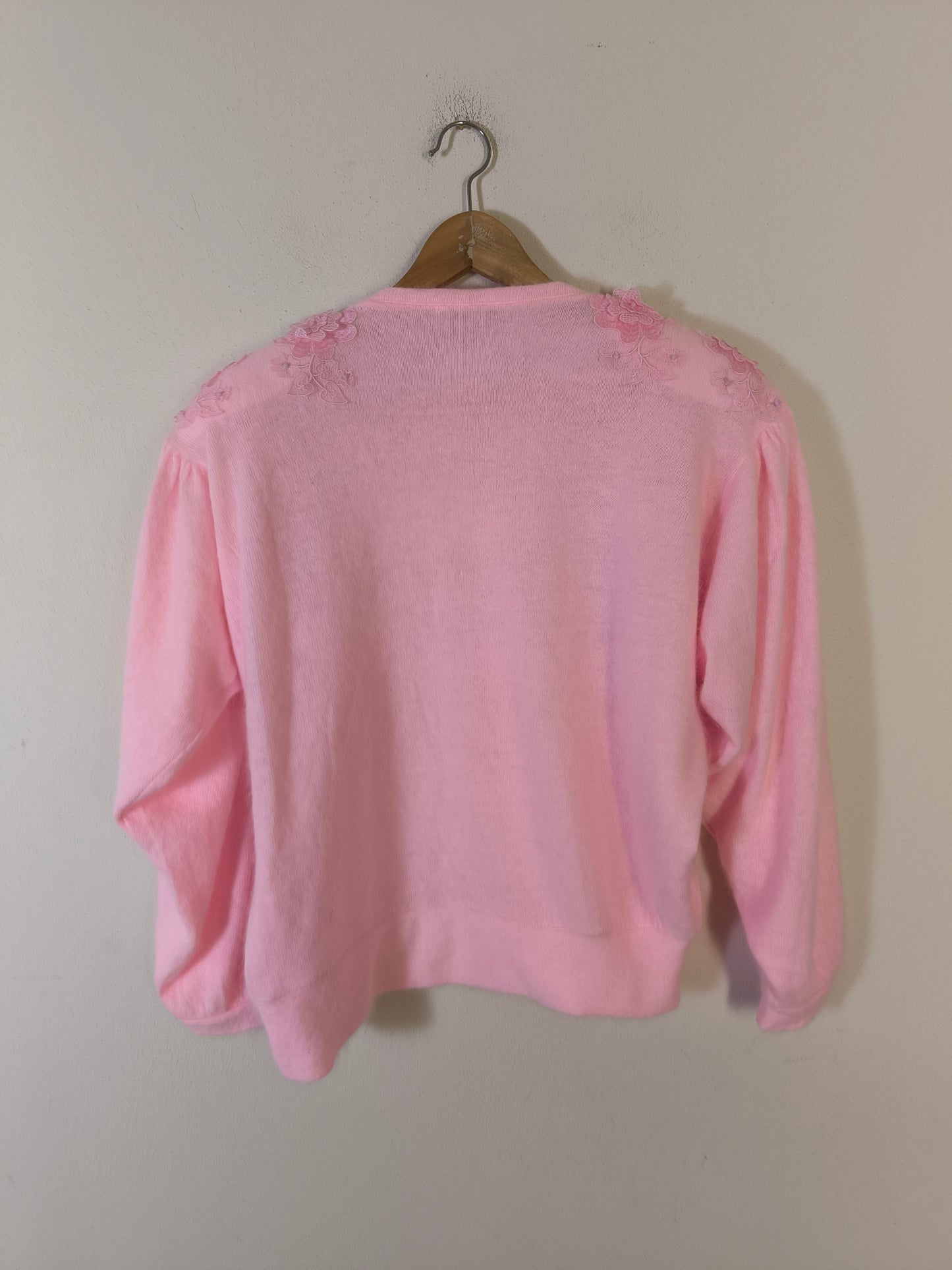 Maglione Buba, in lana d'angora rosa.