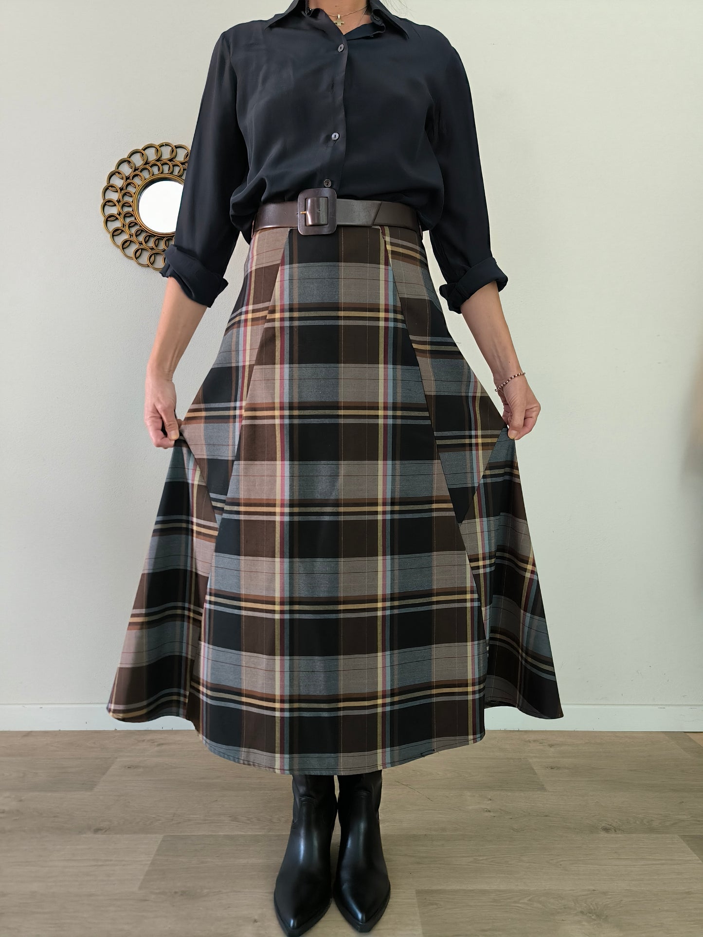 Maxigonna tartan Susy Mix tg S
