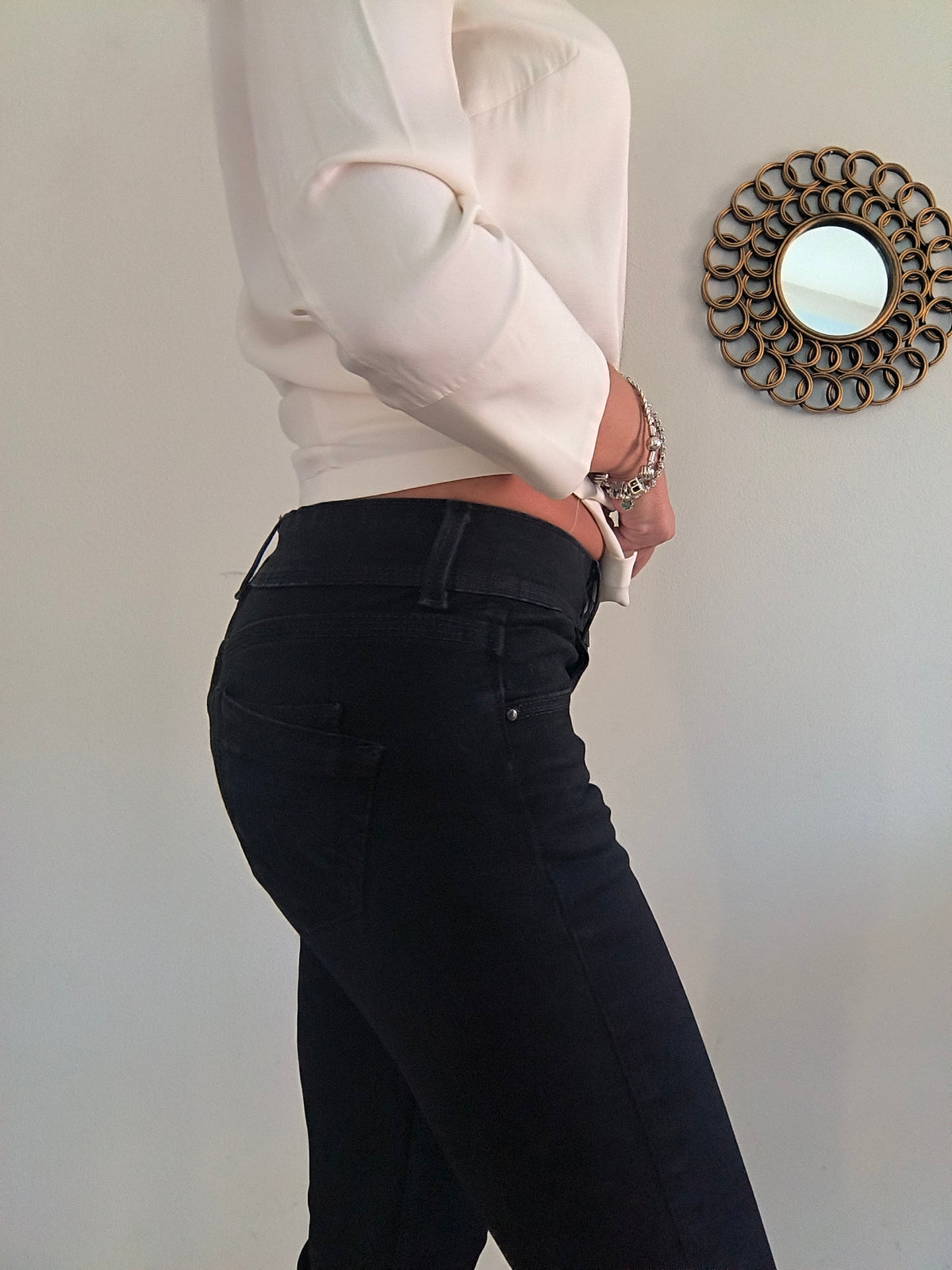 Pantalone in denim Jeans Pepe Jeans London nero Saturn
