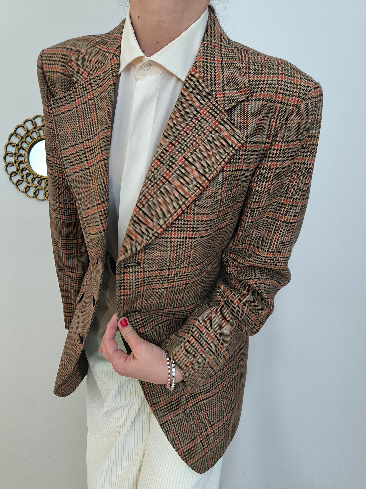Blazer vintage Principe di Galles
