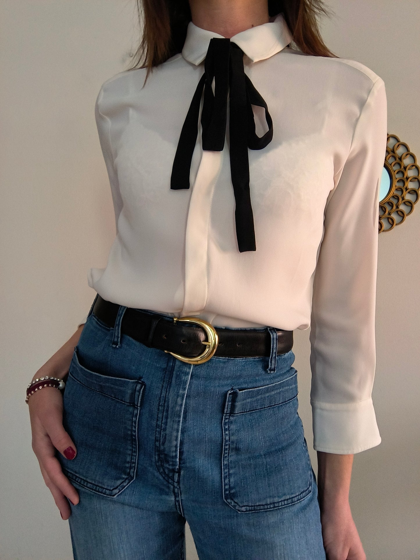 SportMax camicetta panna