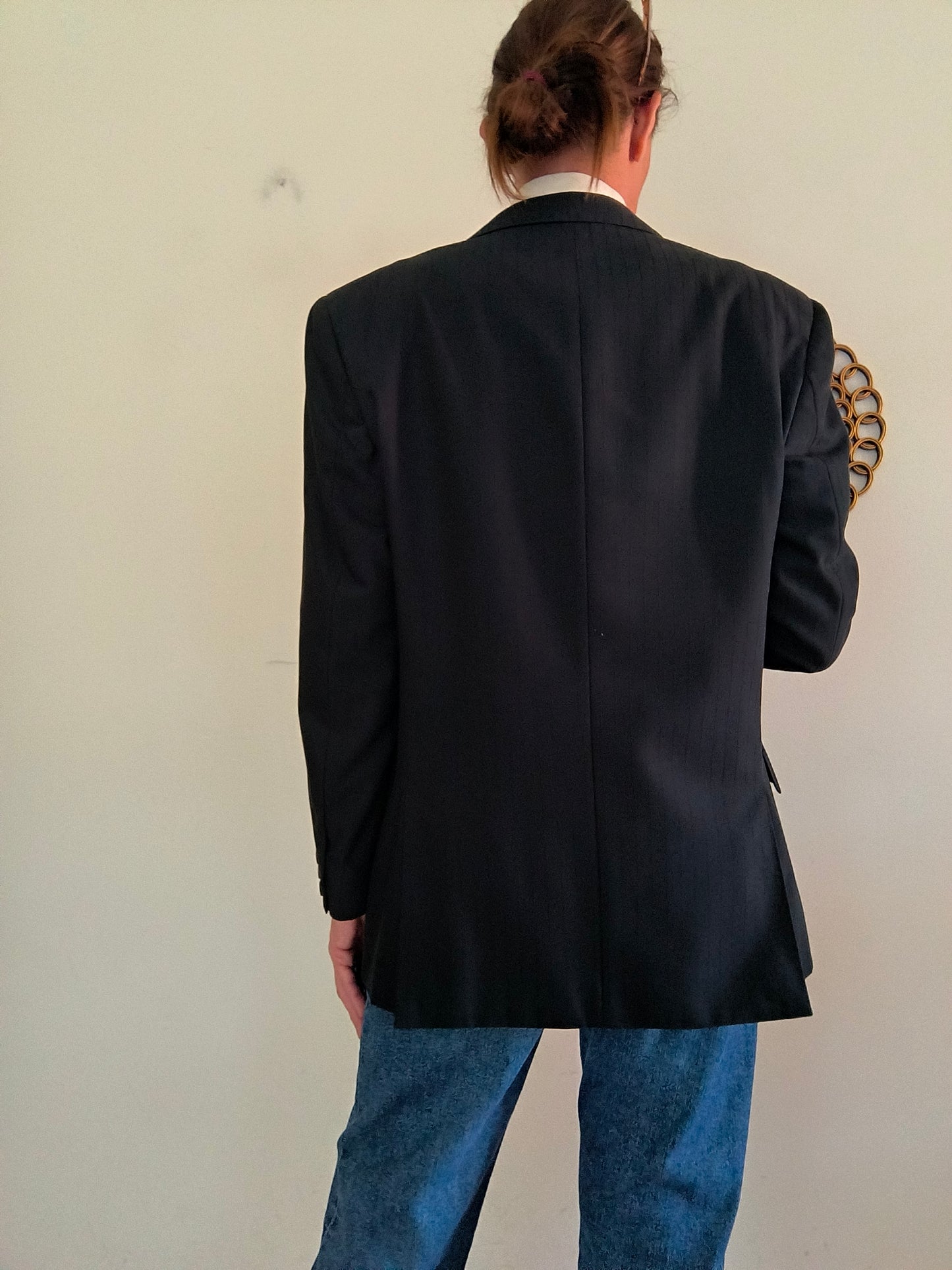 Blazer monopetto Girani Lana pettinata super 120's
