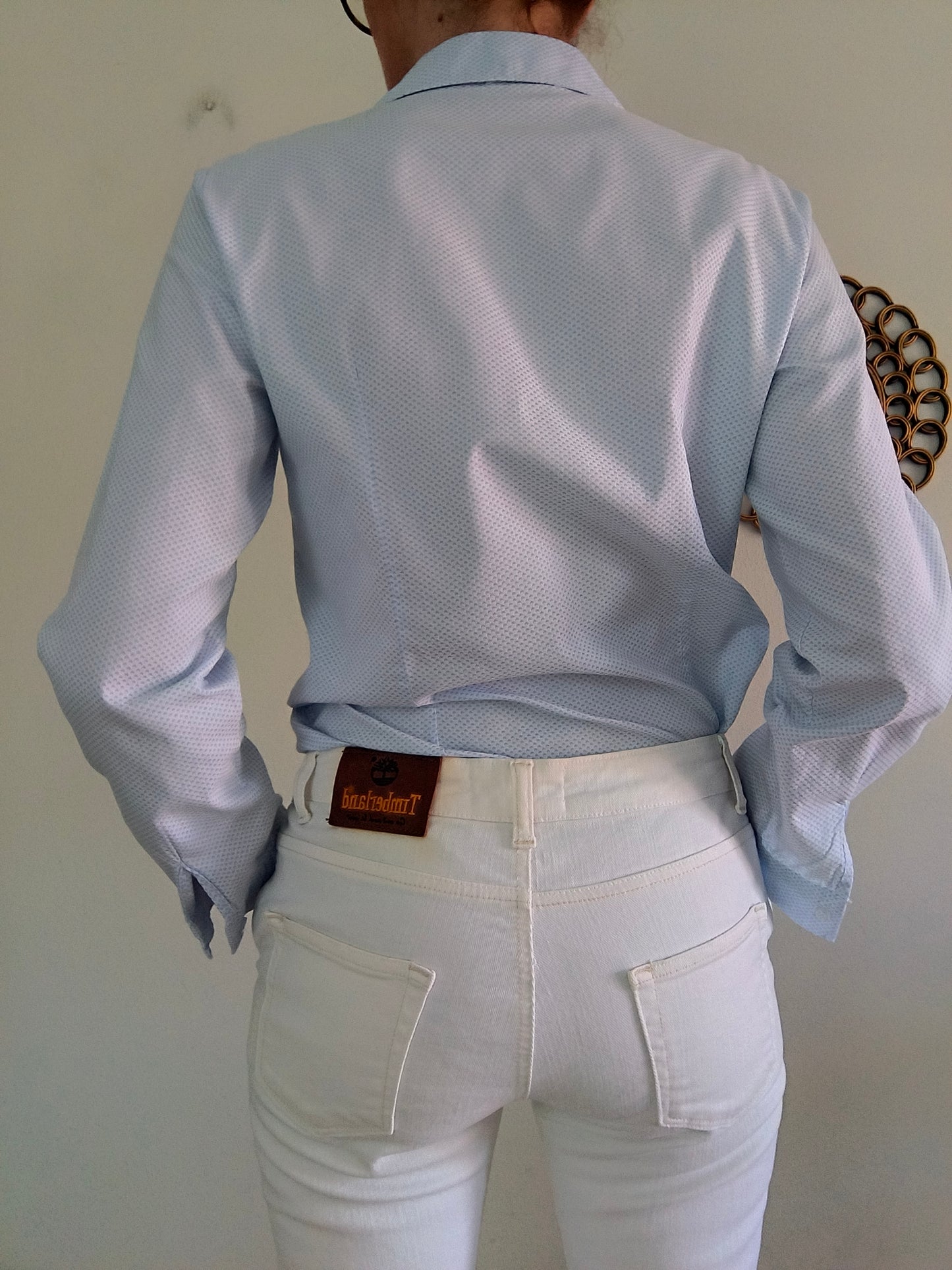 Camicetta Forte dei Marmi a cuoricini azzurri