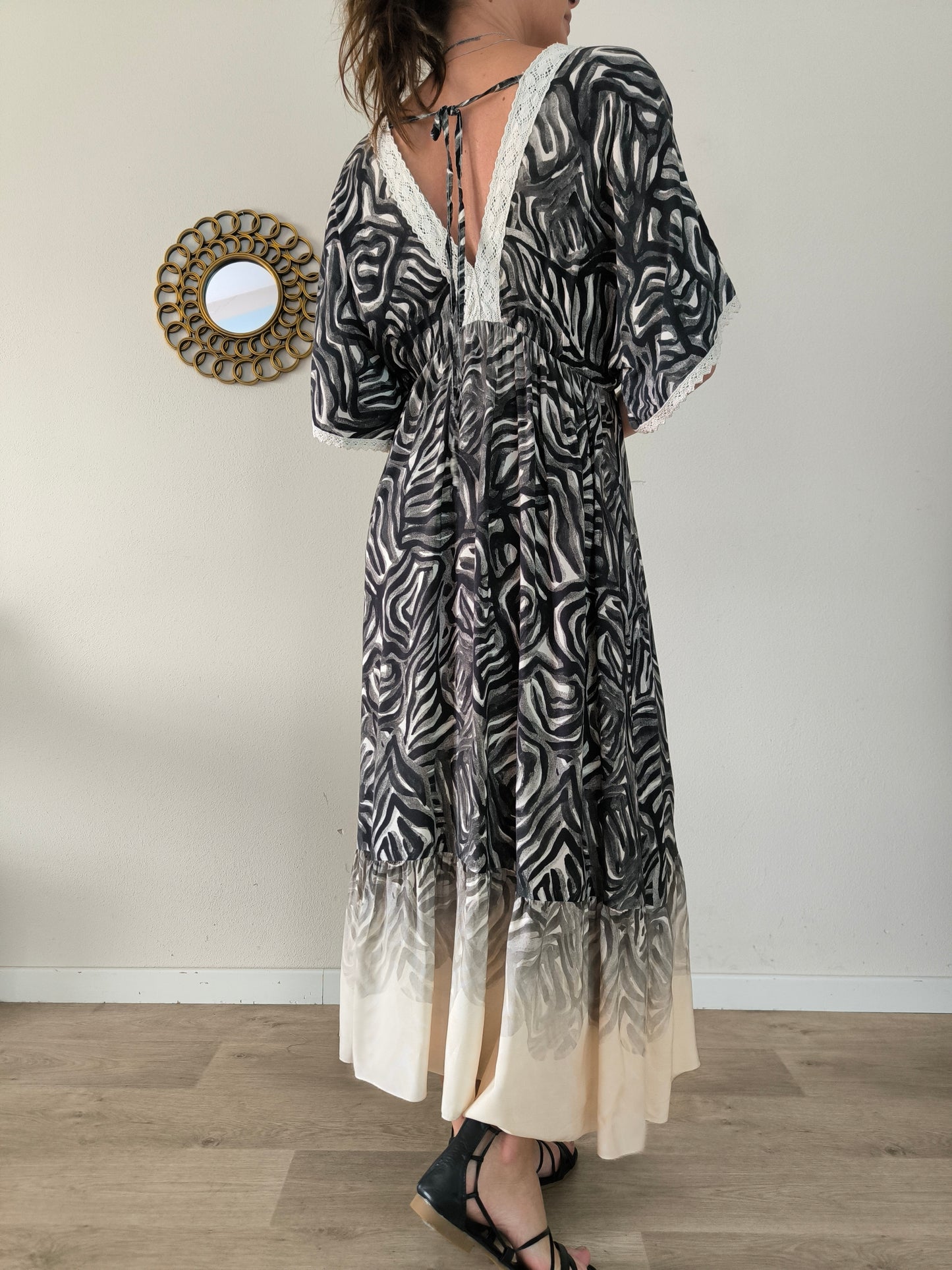 Abito Boho animalier tg U
