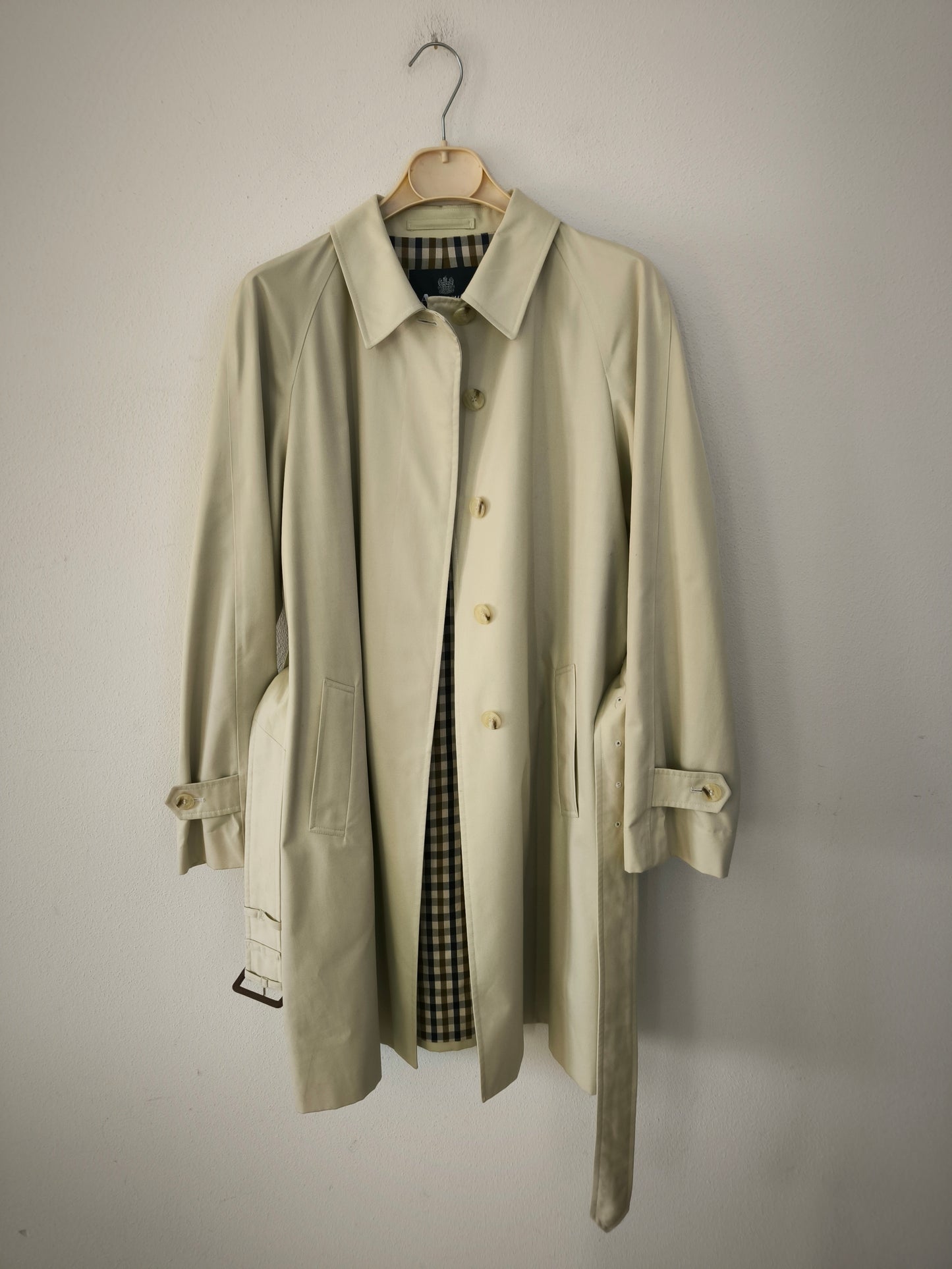 Trench Aquascutum made in England tg UK 14