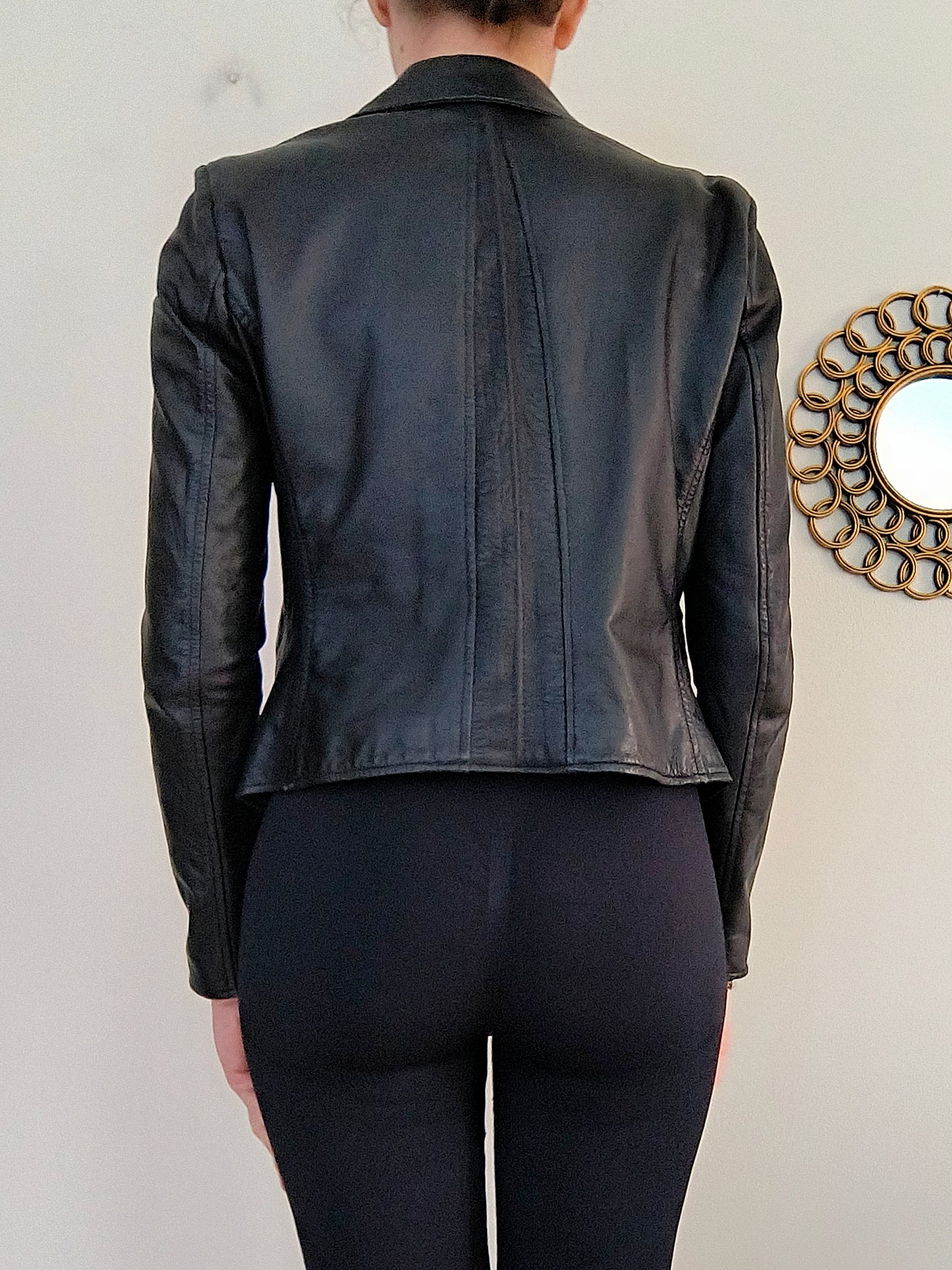 Giacchino vera pella nero tg M