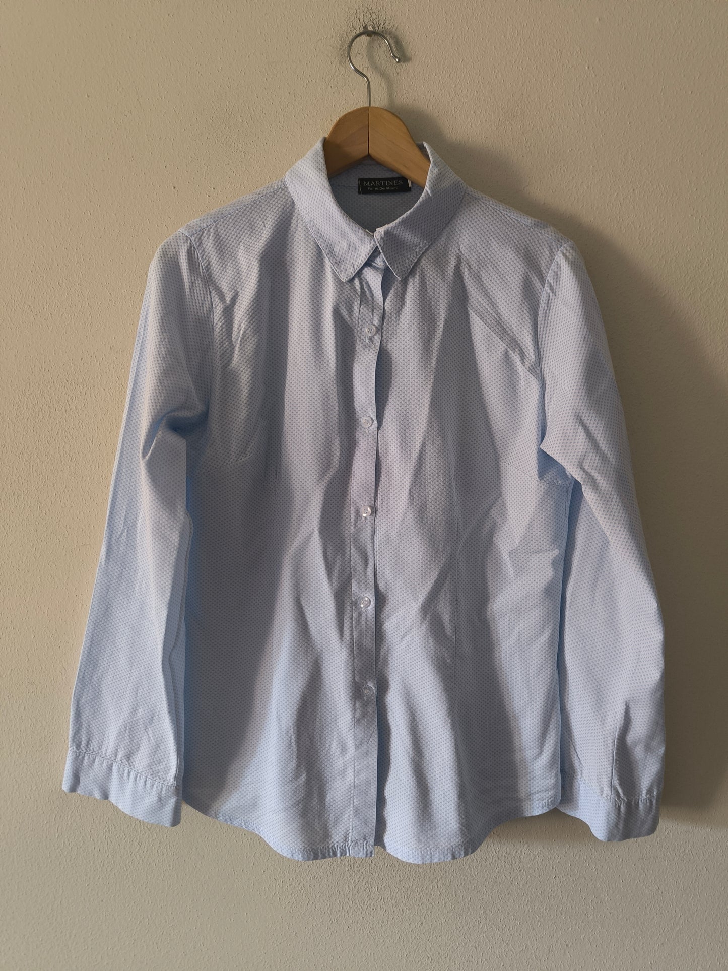 Camicetta Forte dei Marmi a cuoricini azzurri