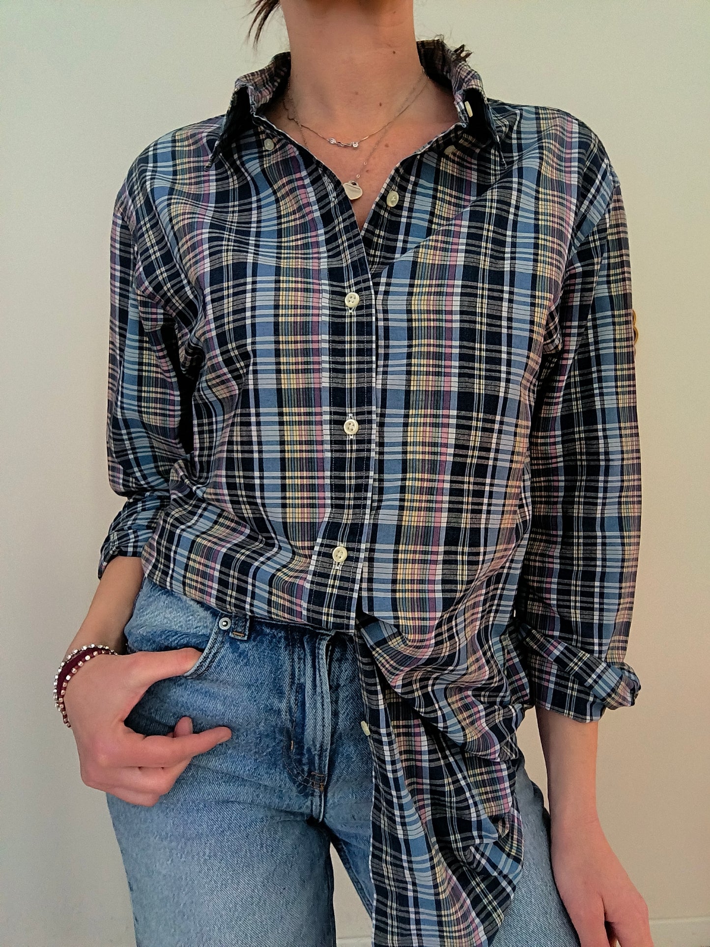 Camicia check Polo Ralph Lauren azzurra