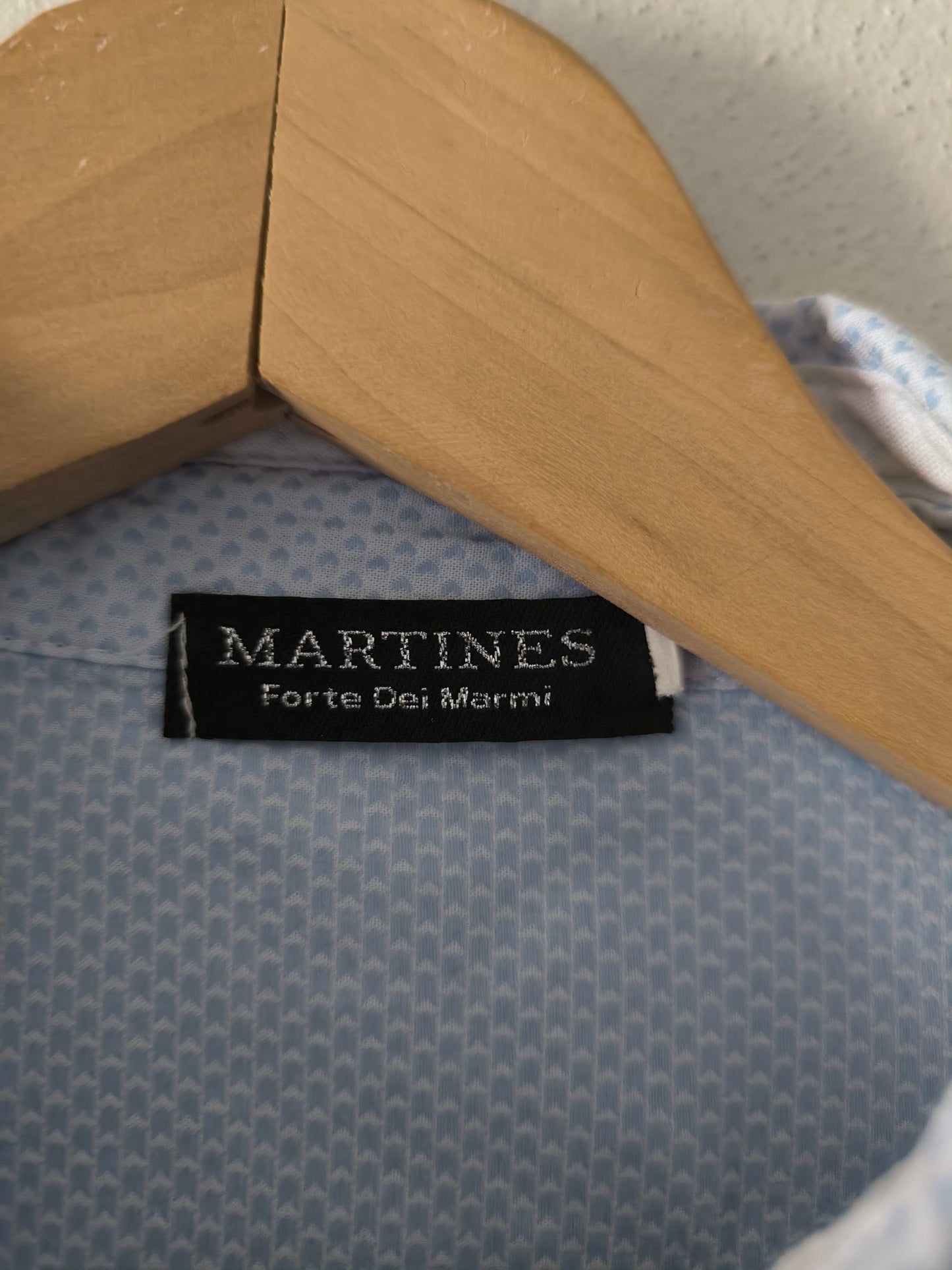 Camicetta Forte dei Marmi a cuoricini azzurri