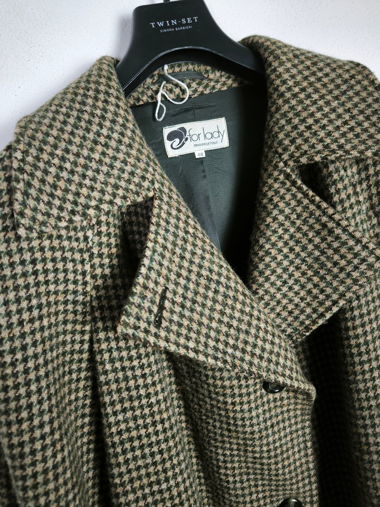 Cappotto vintage Moessmer Tweed, anni 60