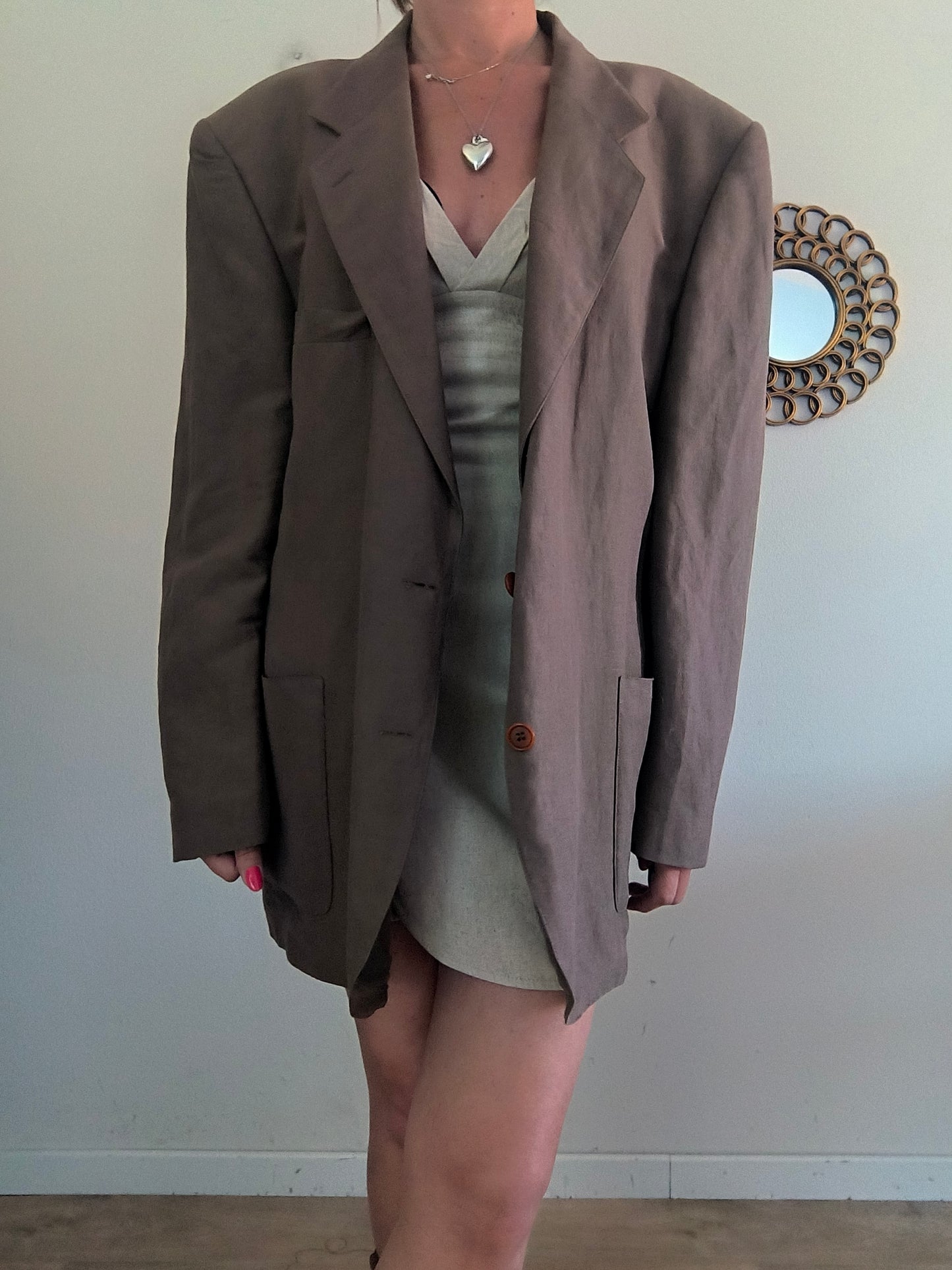 Blazer in lino Manuel Ritz Pipo