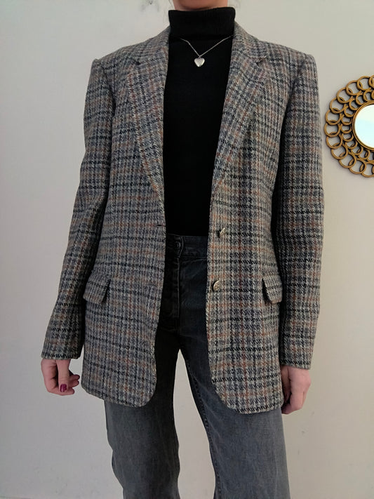 Blazer Harris Tweed in pura Lana