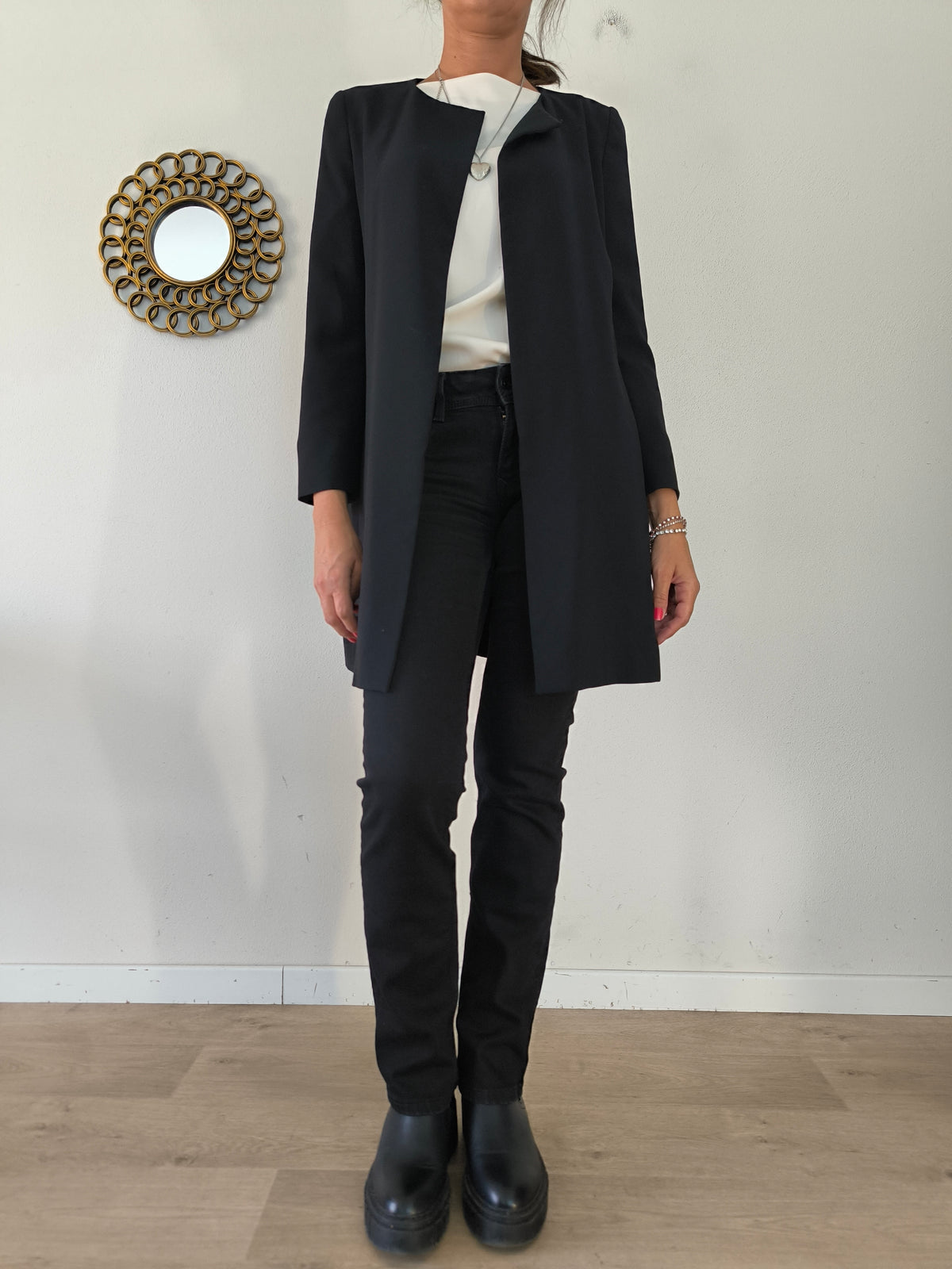 Blazer lungo Marella nero