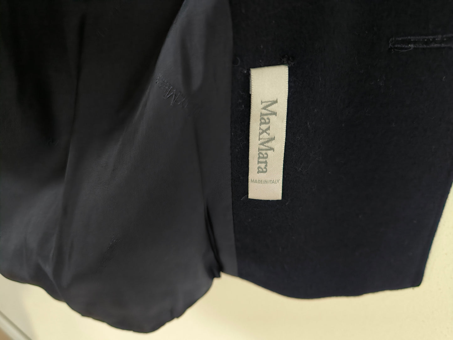 Caban vintage Max Mara Blu