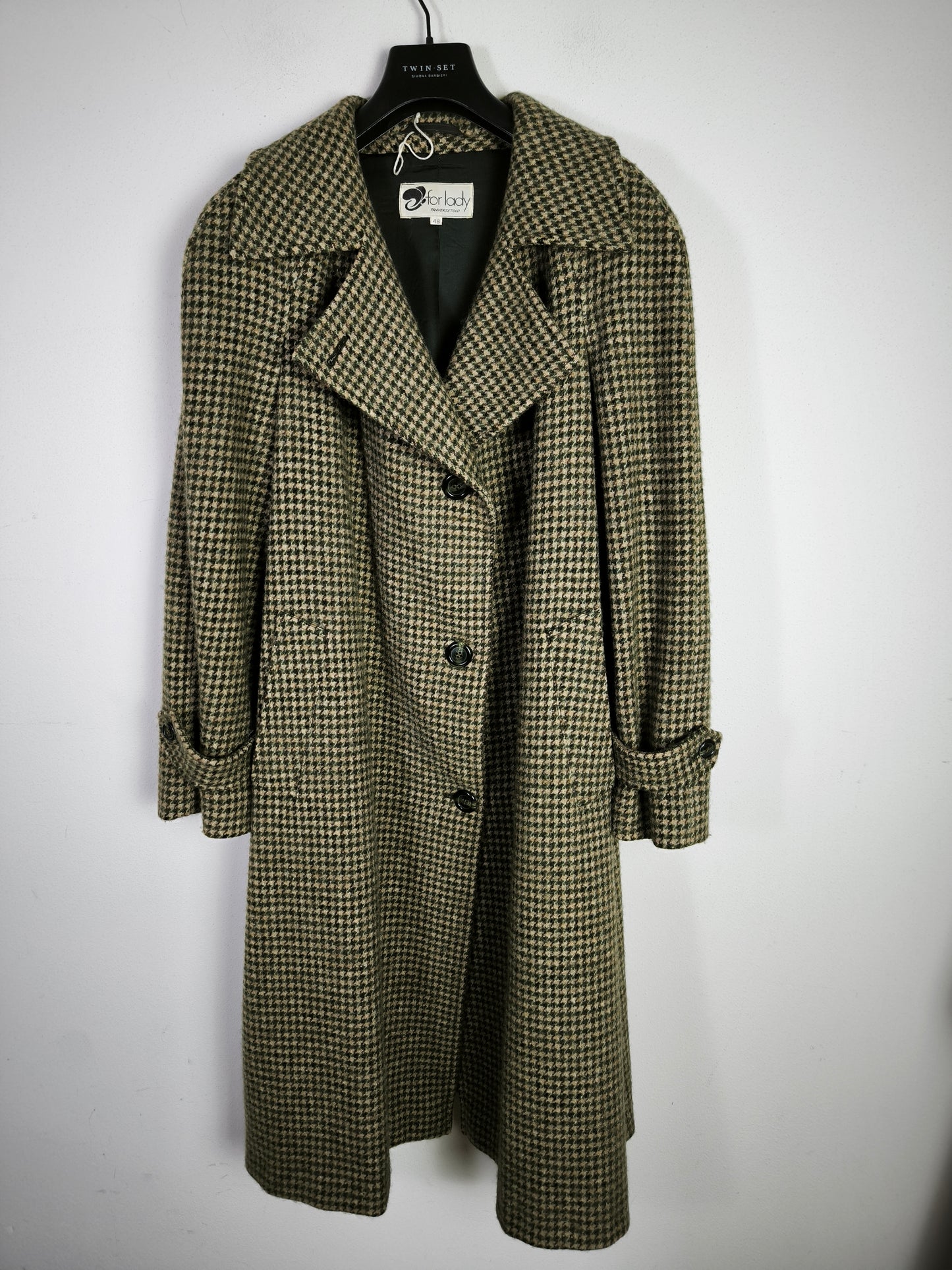 Cappotto vintage Moessmer Tweed, anni 60