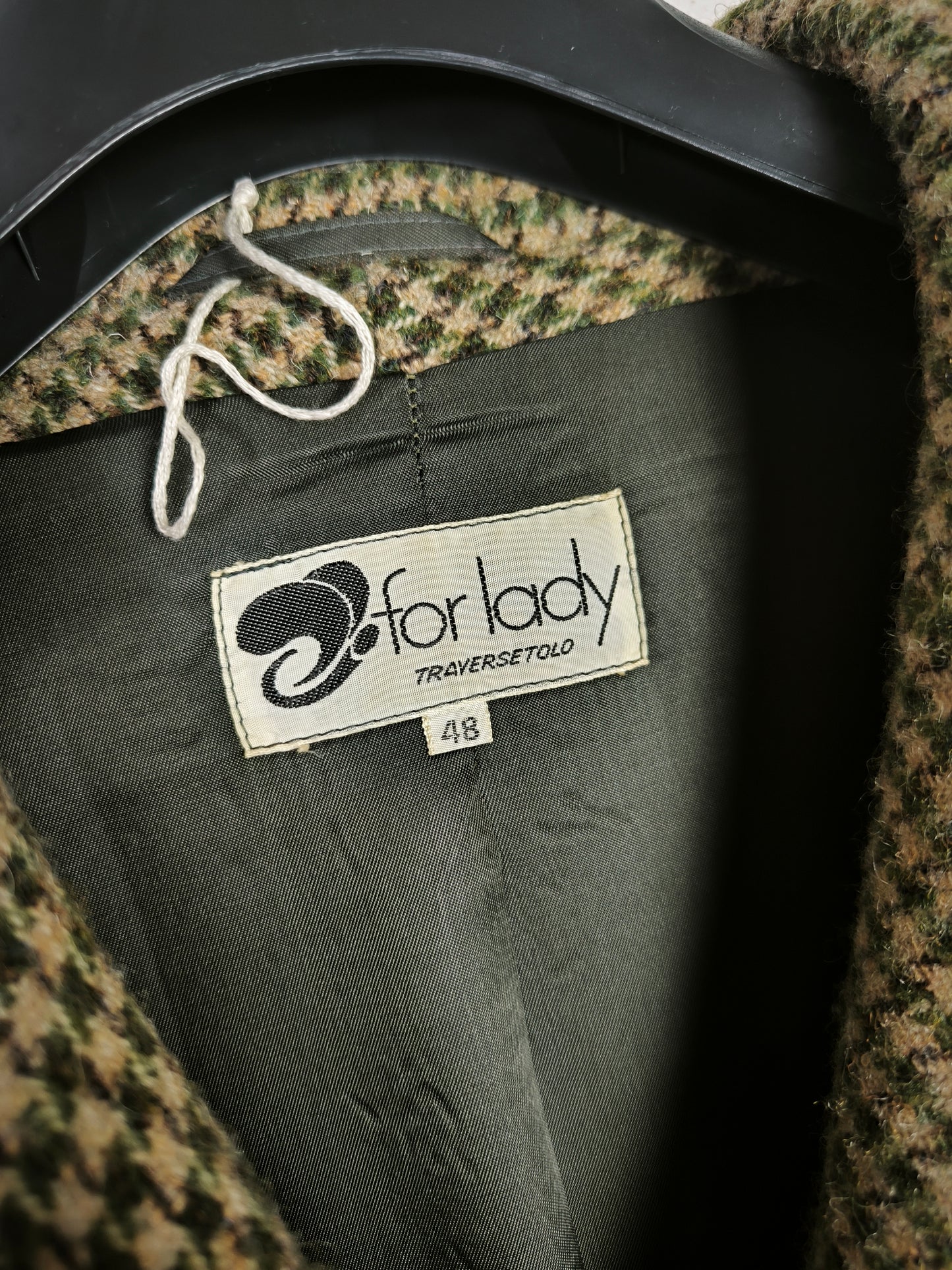 Cappotto vintage Moessmer Tweed, anni 60