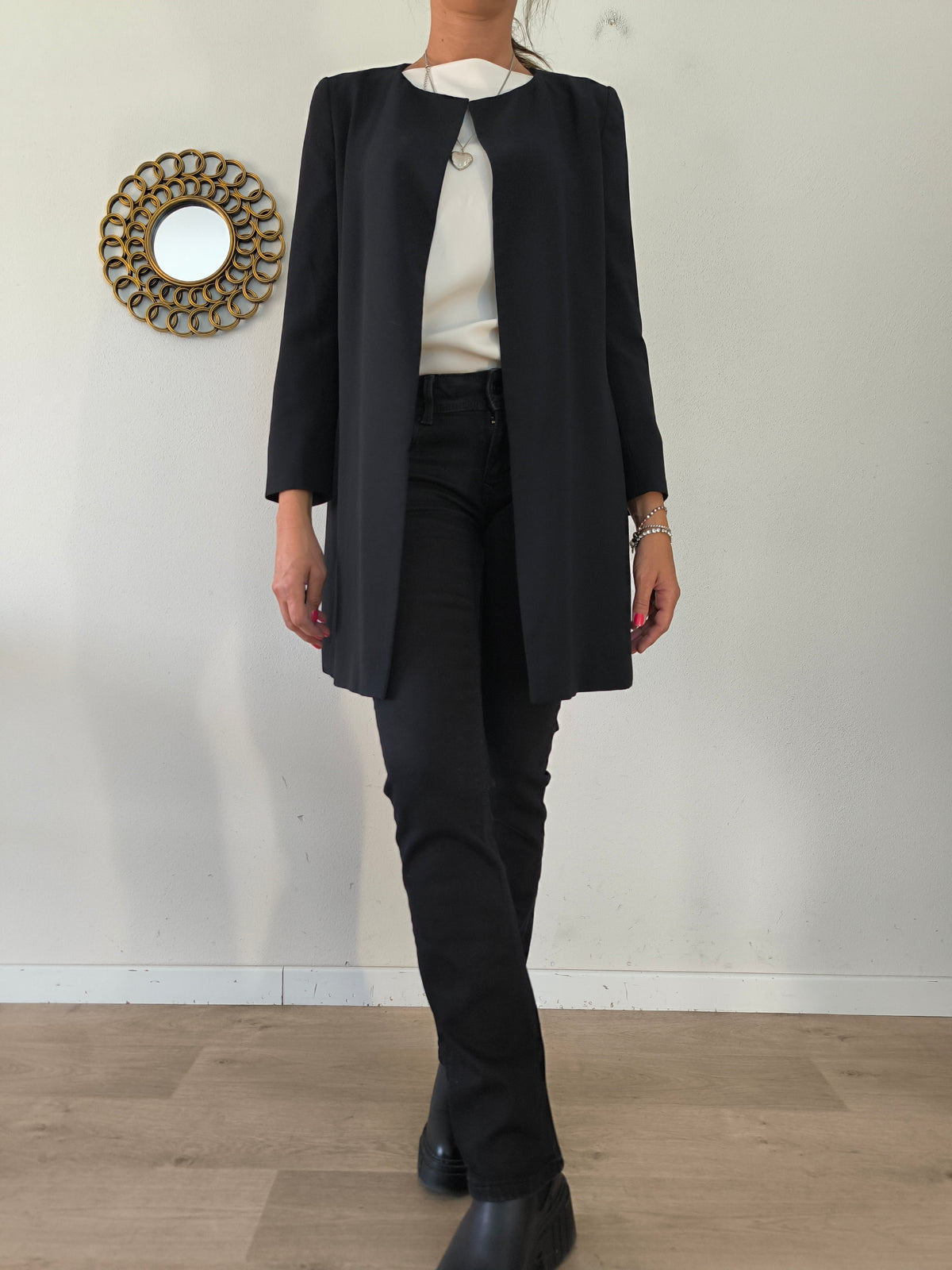 Blazer lungo Marella nero