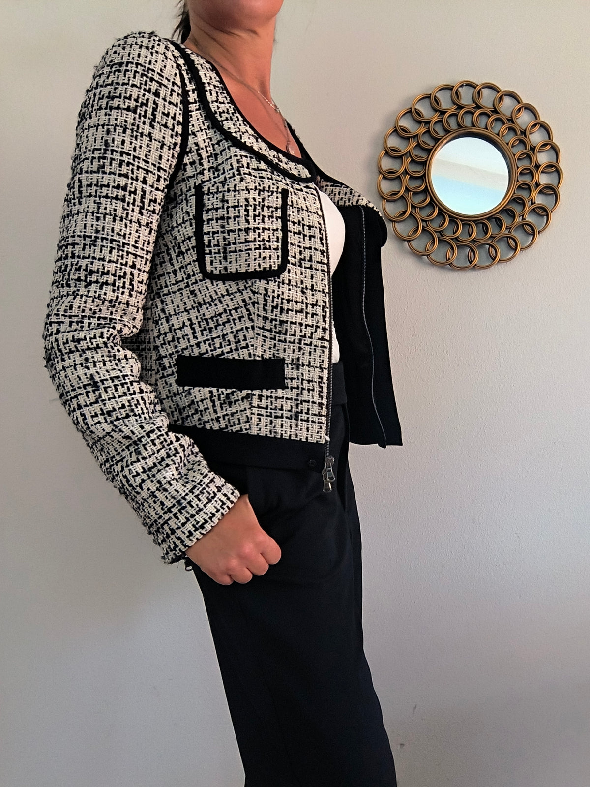 Giacca Pinko in lana bouclé