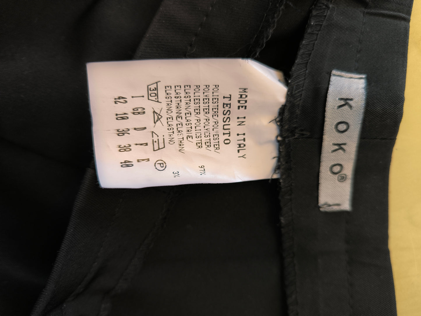 Pantalone Koko nero tg S