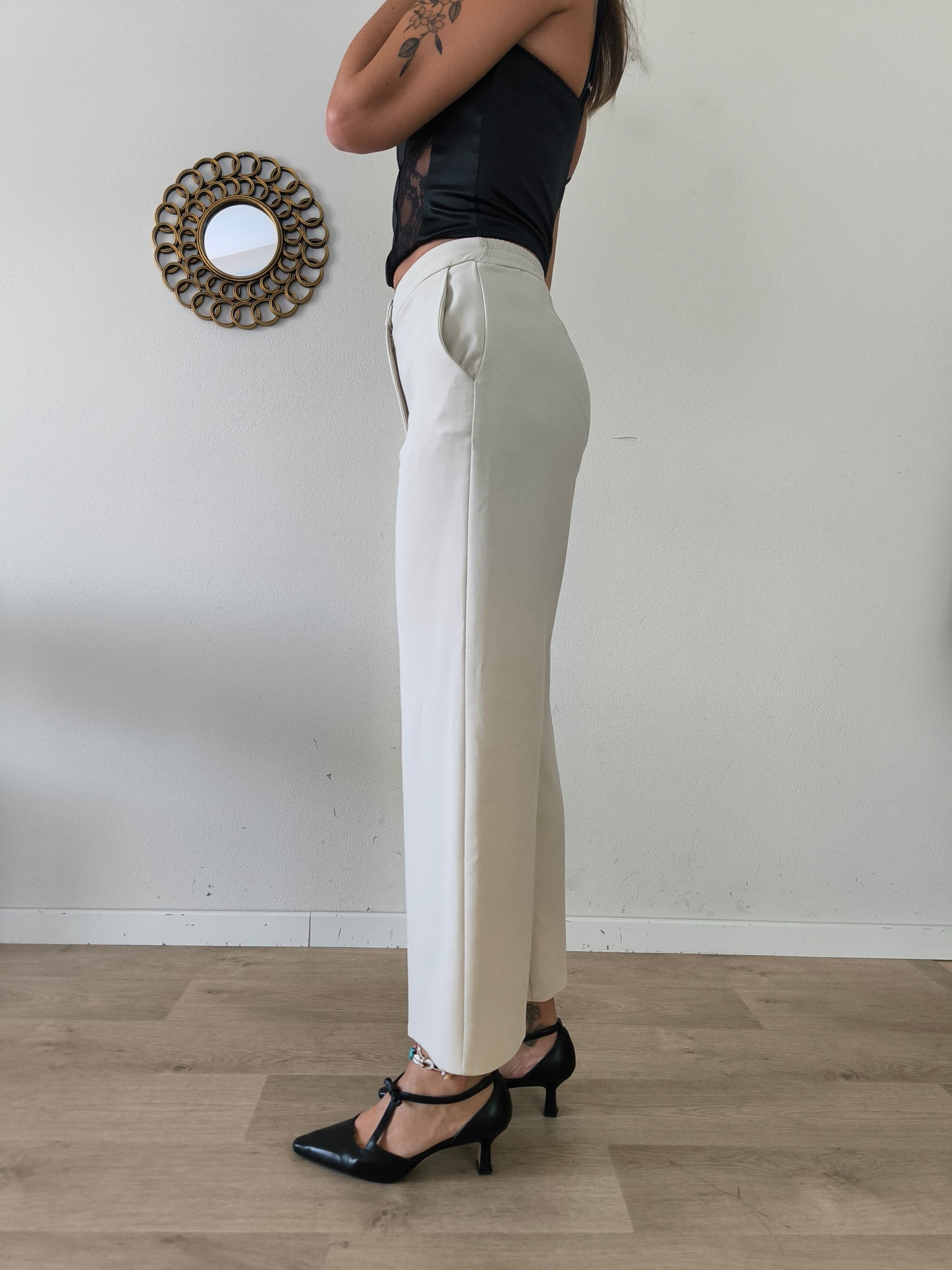 Pantalone panna Kartika