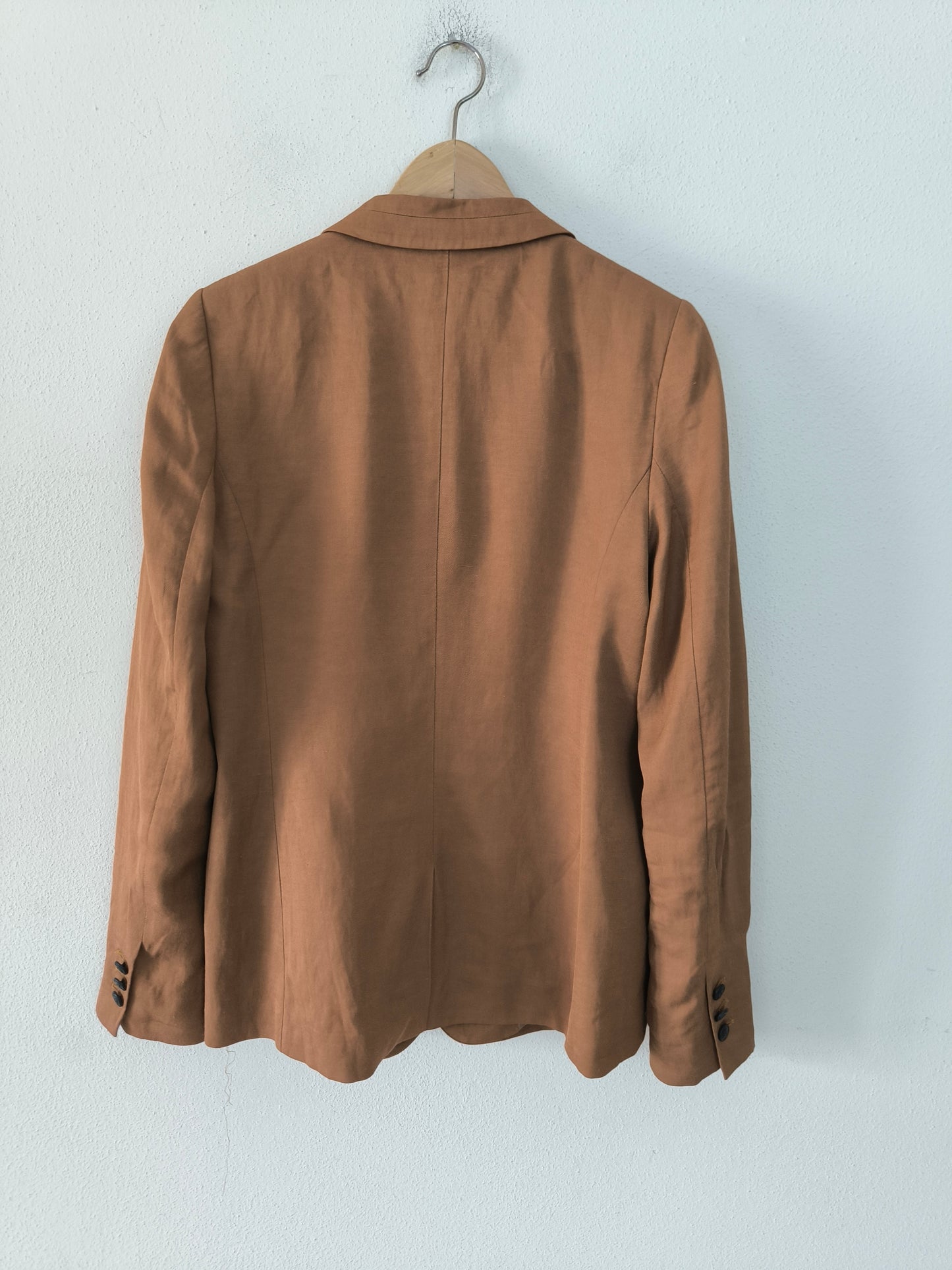 Blazer leggero in viscosa e lino