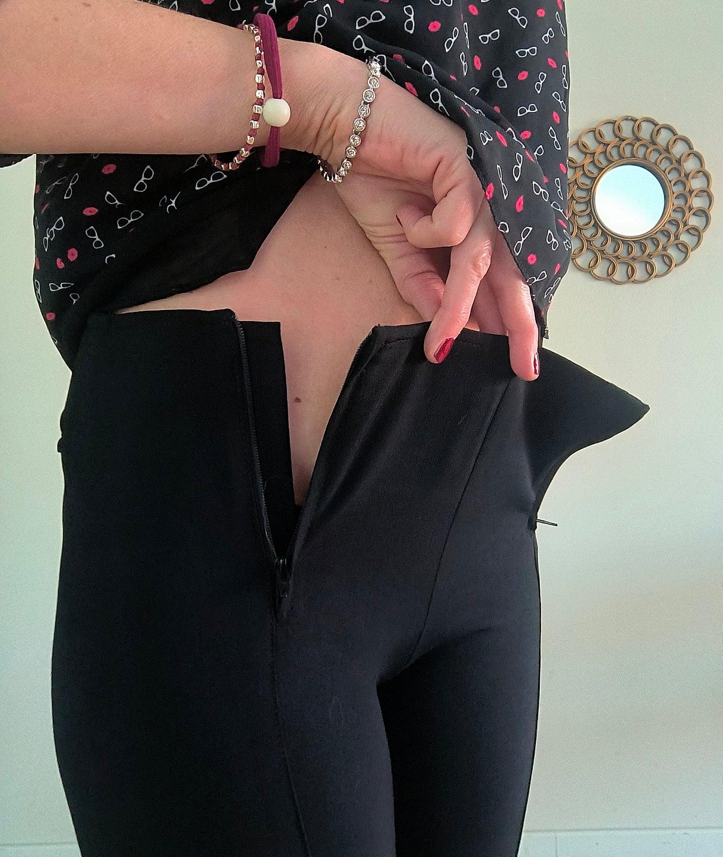 Pantalone SportMax nero tg 42