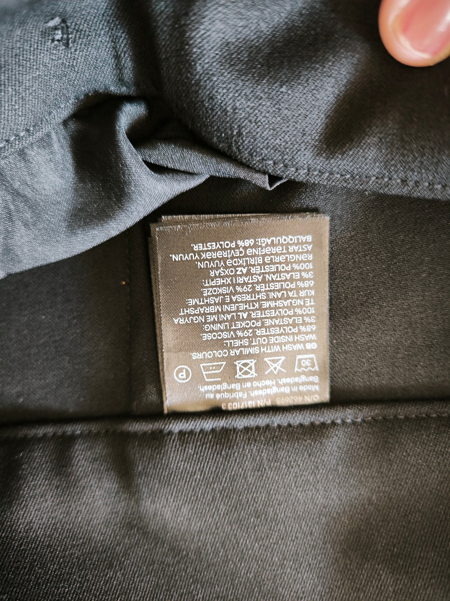 Pantalone nero no brand