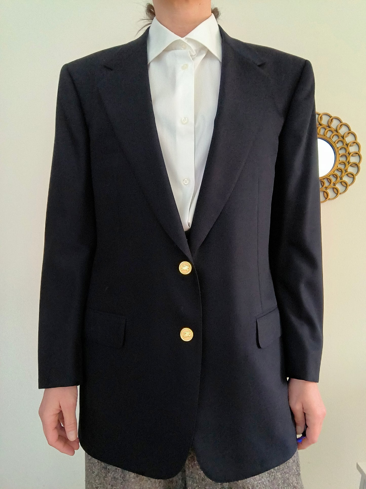 BURBERRYS blazer nero unisex