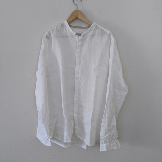 Camicia Berna bianca cotone organico XXL