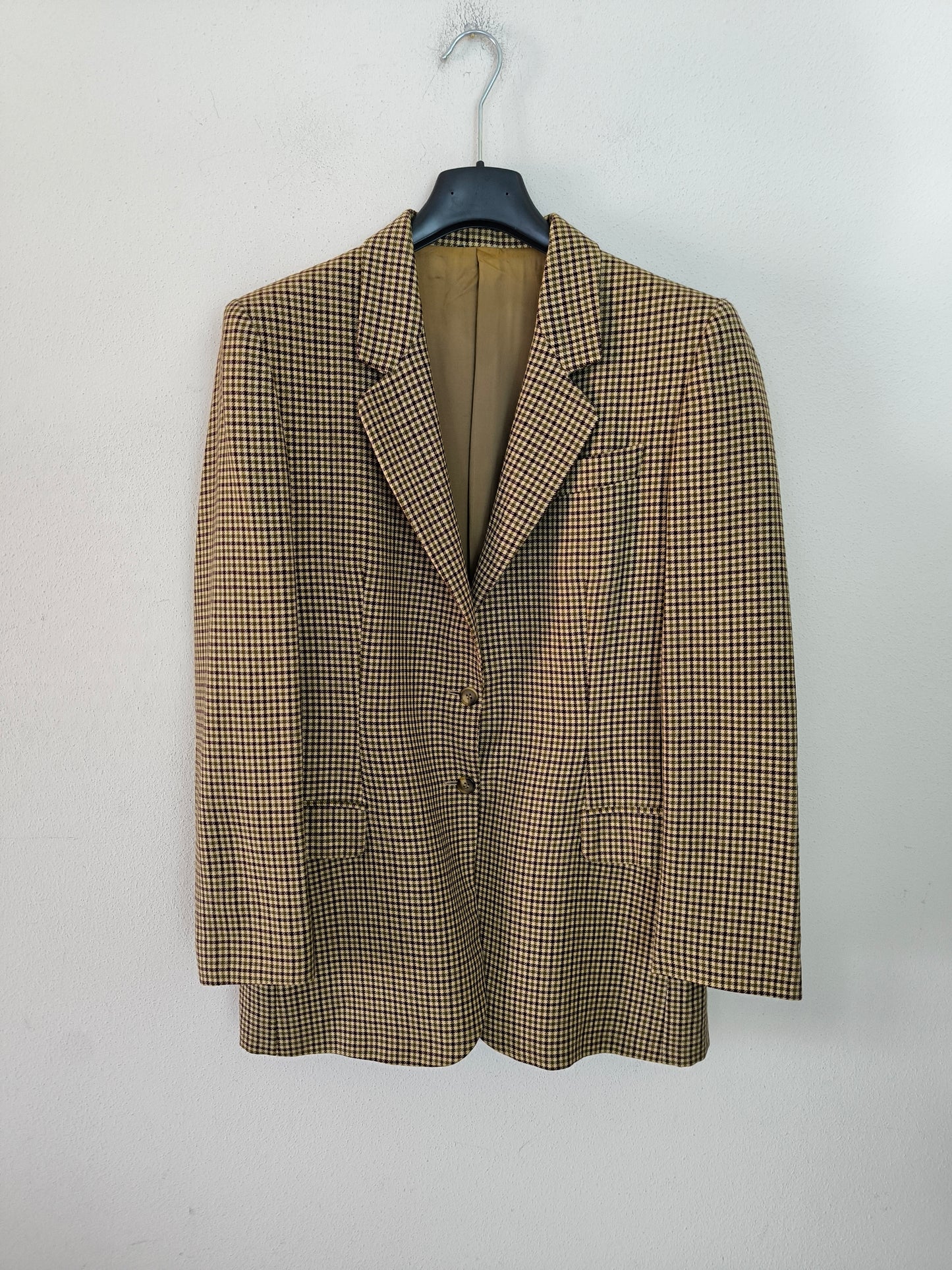 Blazer femminile gingham Pura lana