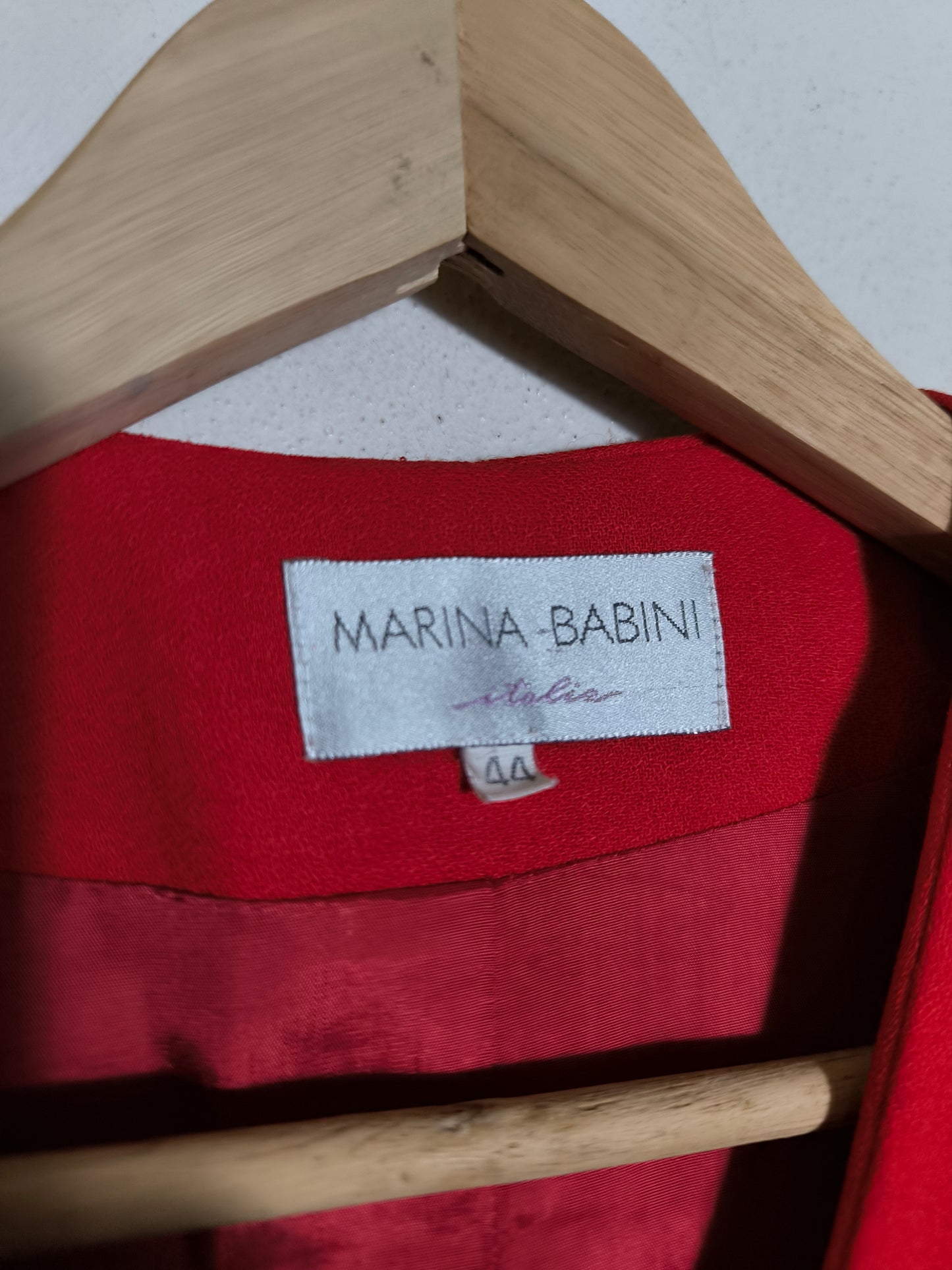 Blazer Marina Babini rosso tg 42
