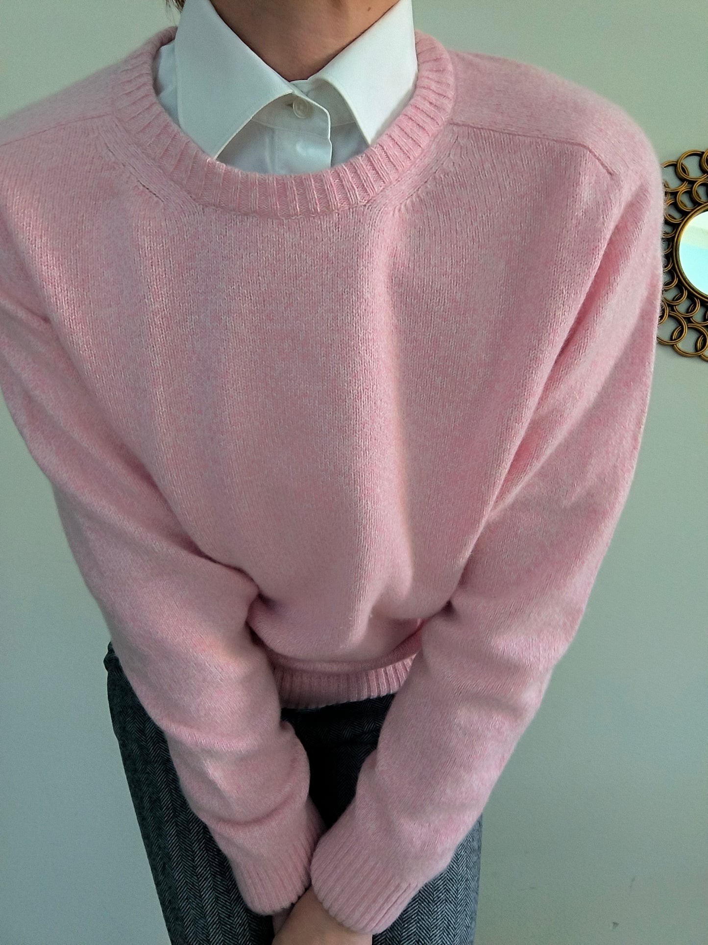 Maglione rosa Borgo Alto