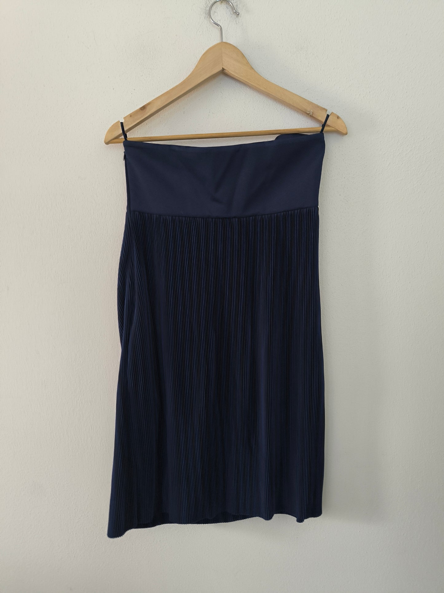 Giorgio Armani strapeless dress blu