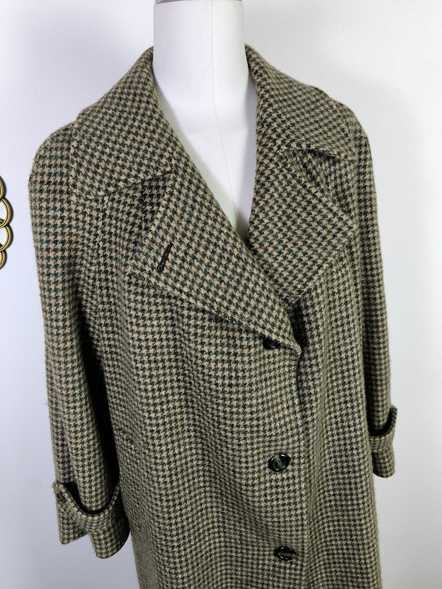 Cappotto vintage Moessmer Tweed, anni 60