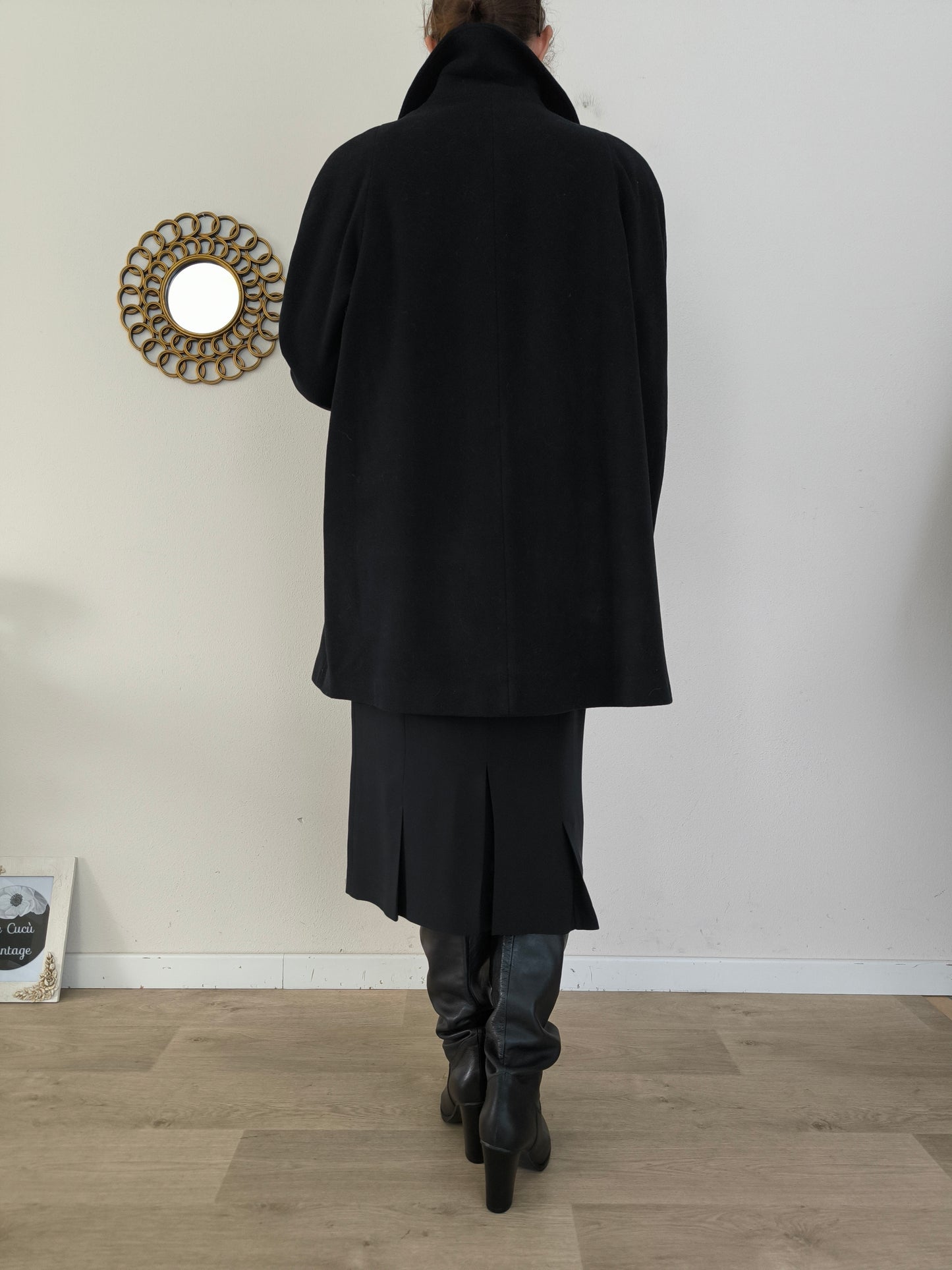 Cappotto nero in lana Marks&Spencer